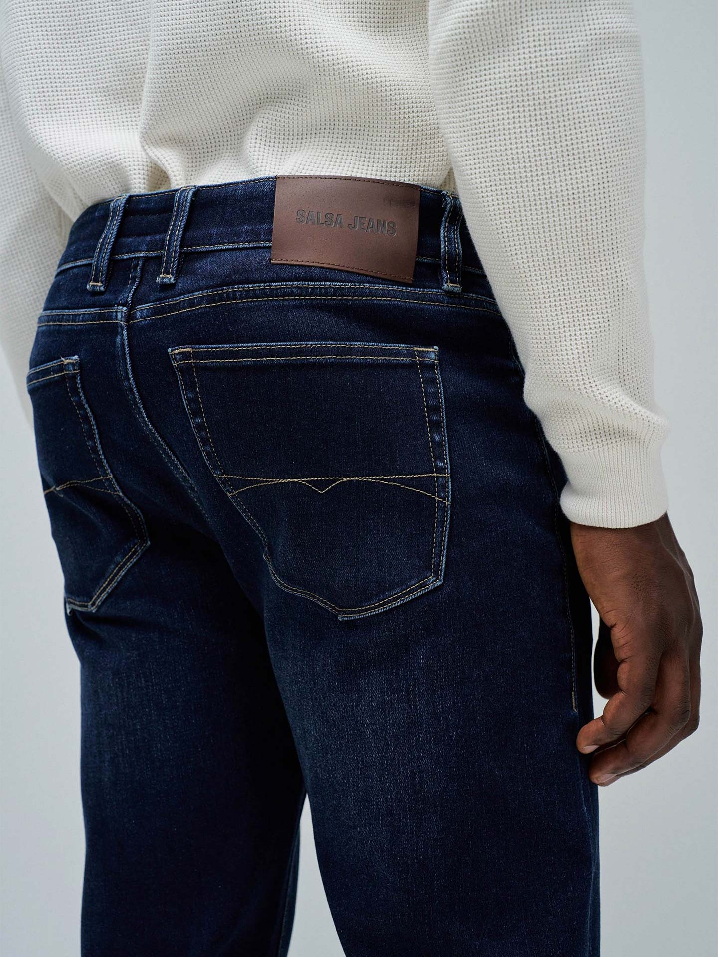 Calças de Ganga Slim Fit