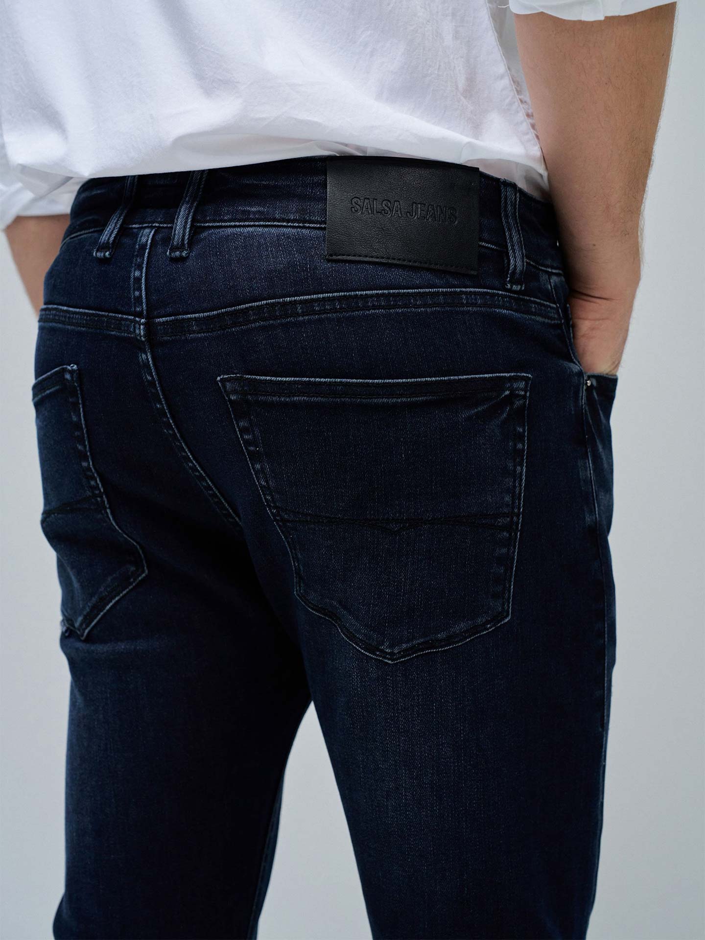 Calças de Ganga Skinny Fit