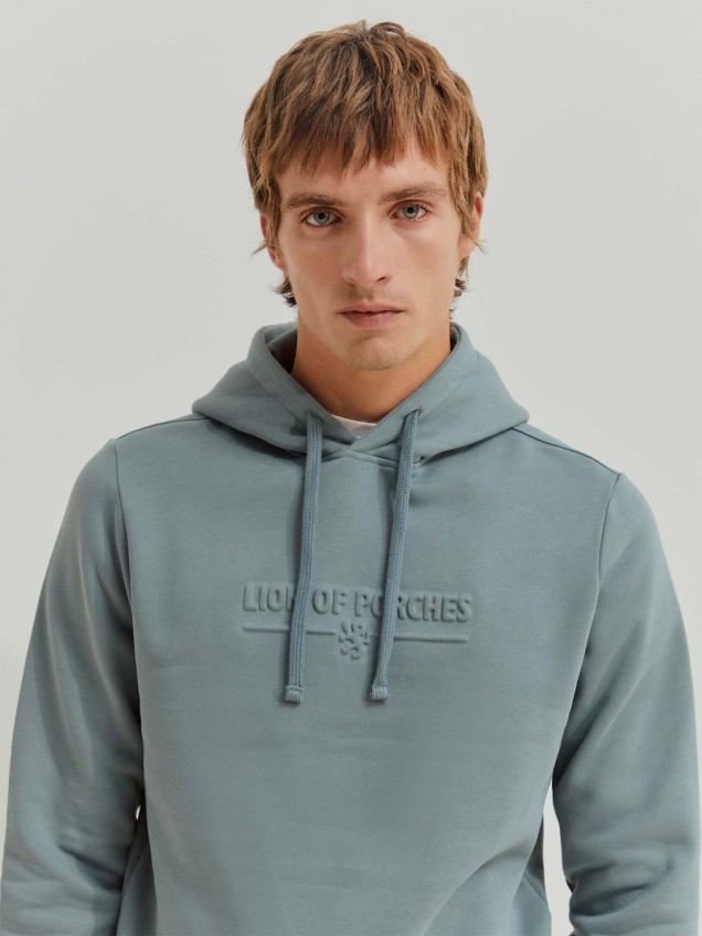 Sweatshirt com Logo em Relevo