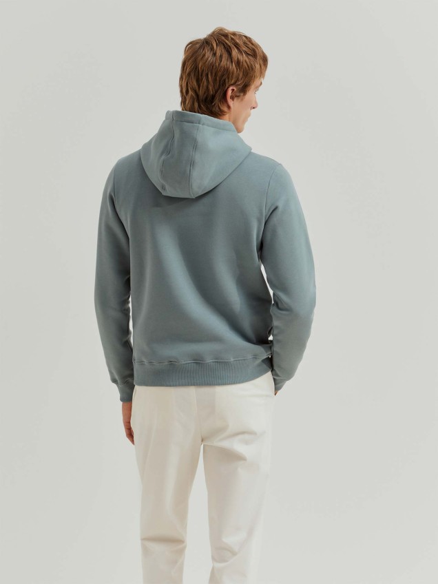 Sweatshirt com Logo em Relevo