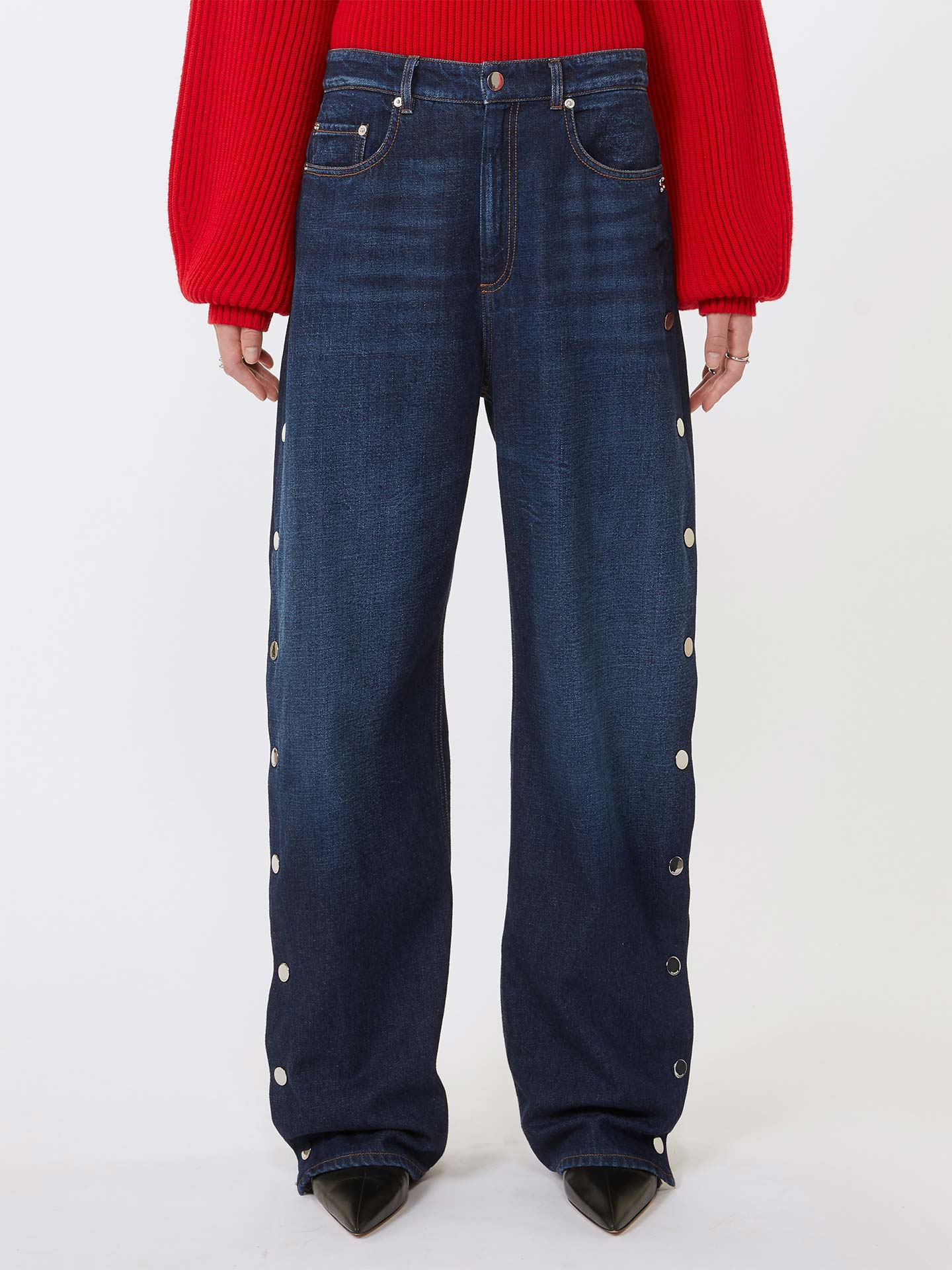 Calças de Ganga Wide Leg Lichene