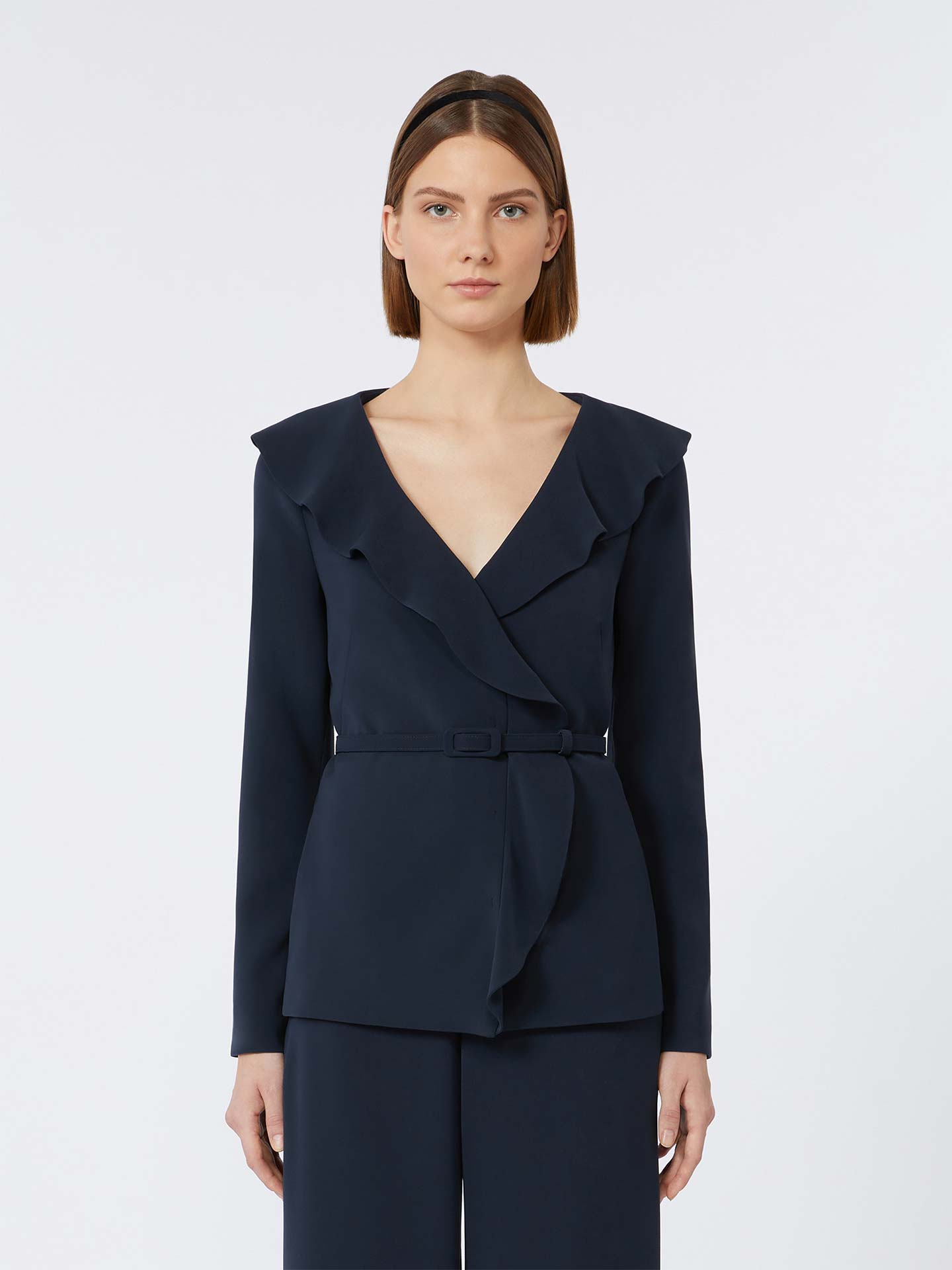 Casaco com Decote em Folho Galizia