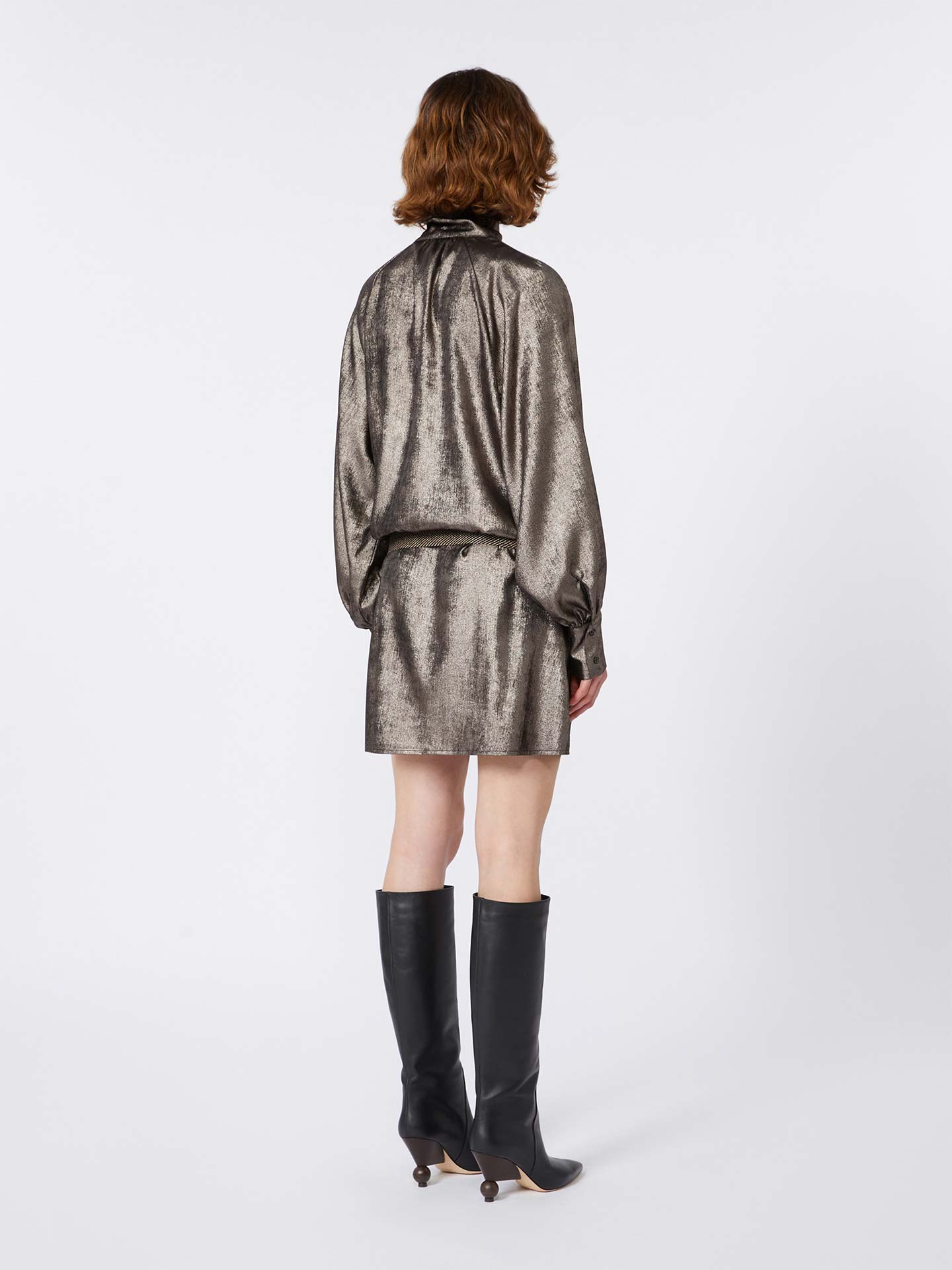 Vestido Curto Metalizado Bunny1234