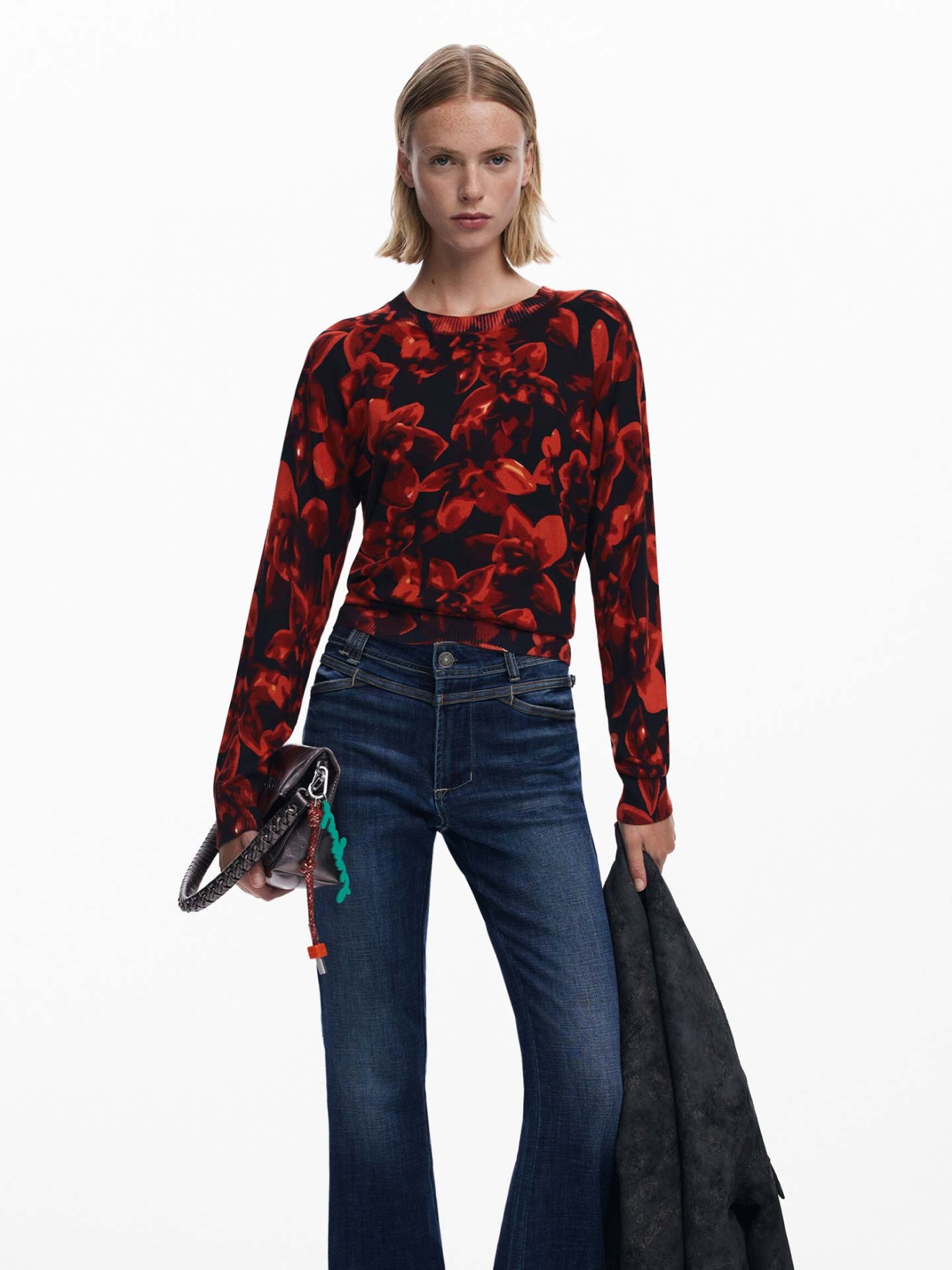 Camisola de Malha Floral