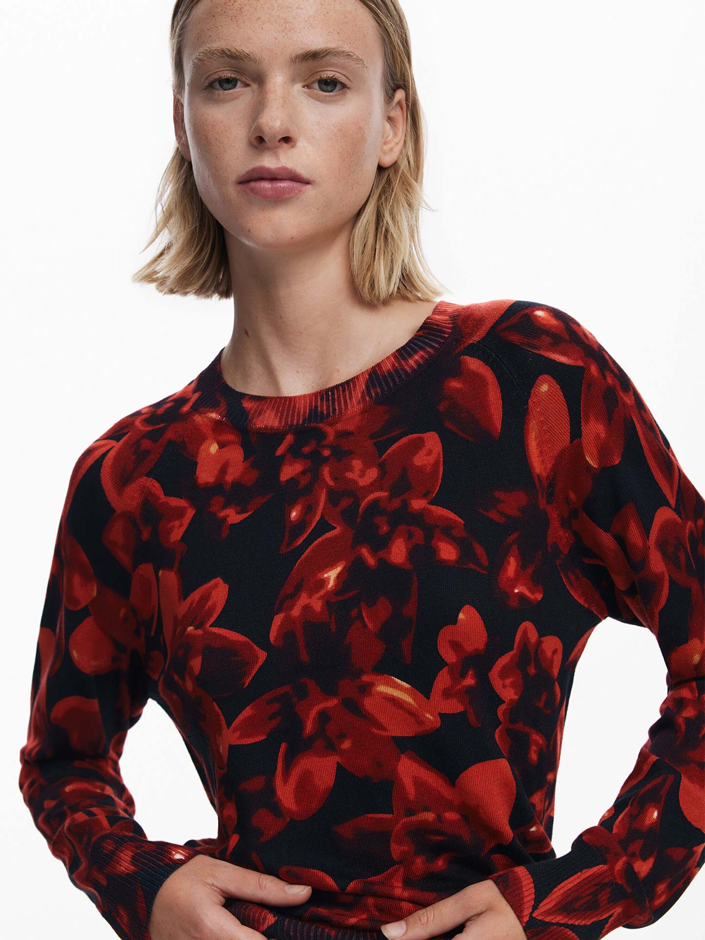 Camisola de Malha Floral