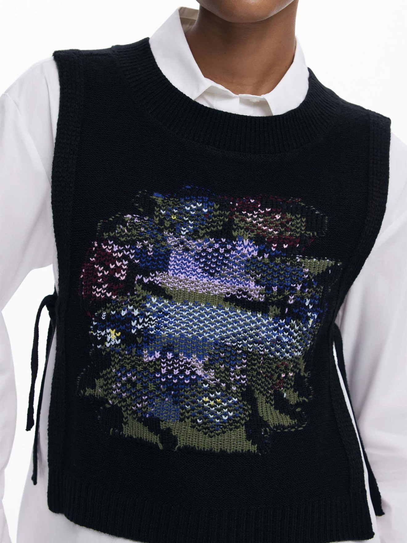 Camisa com Colete 2-em-1