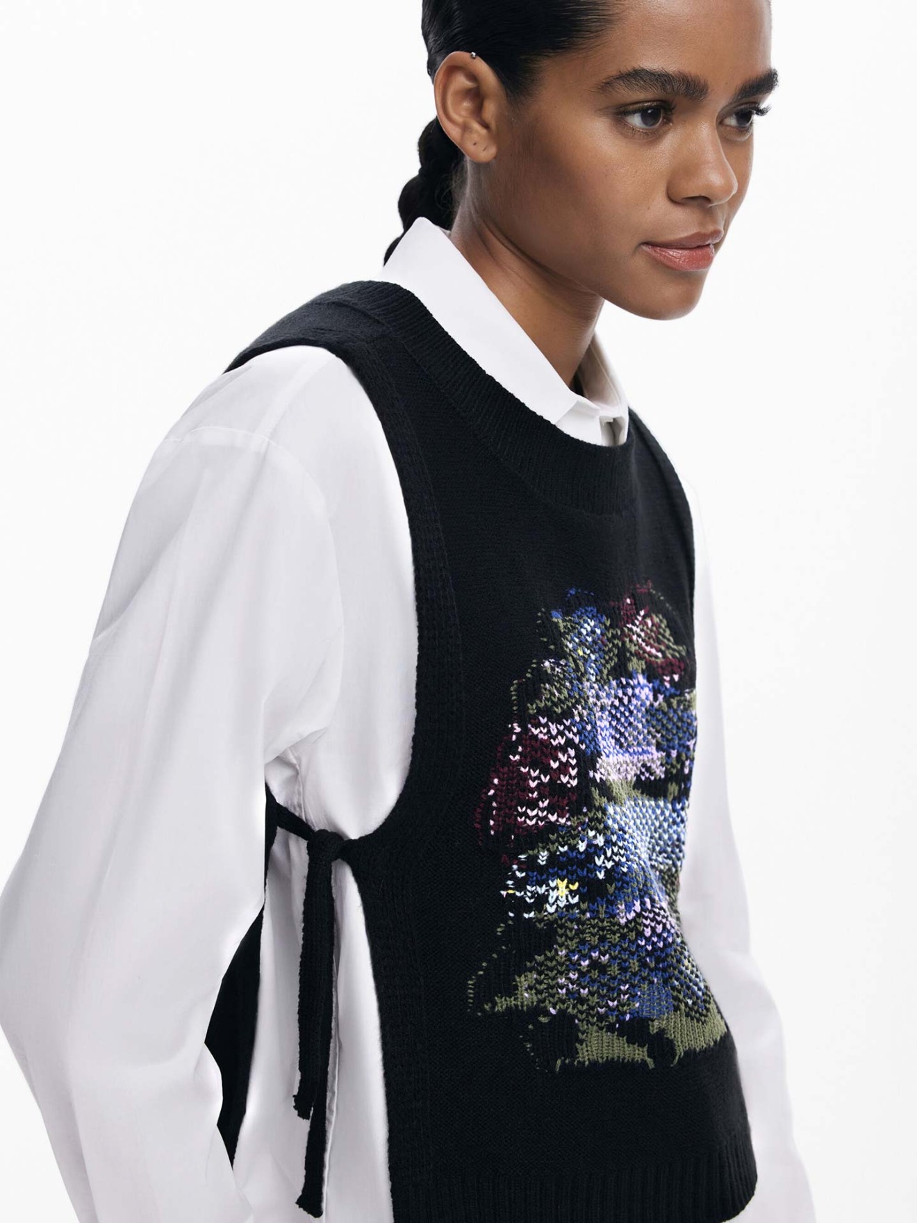 Camisa com Colete 2-em-1