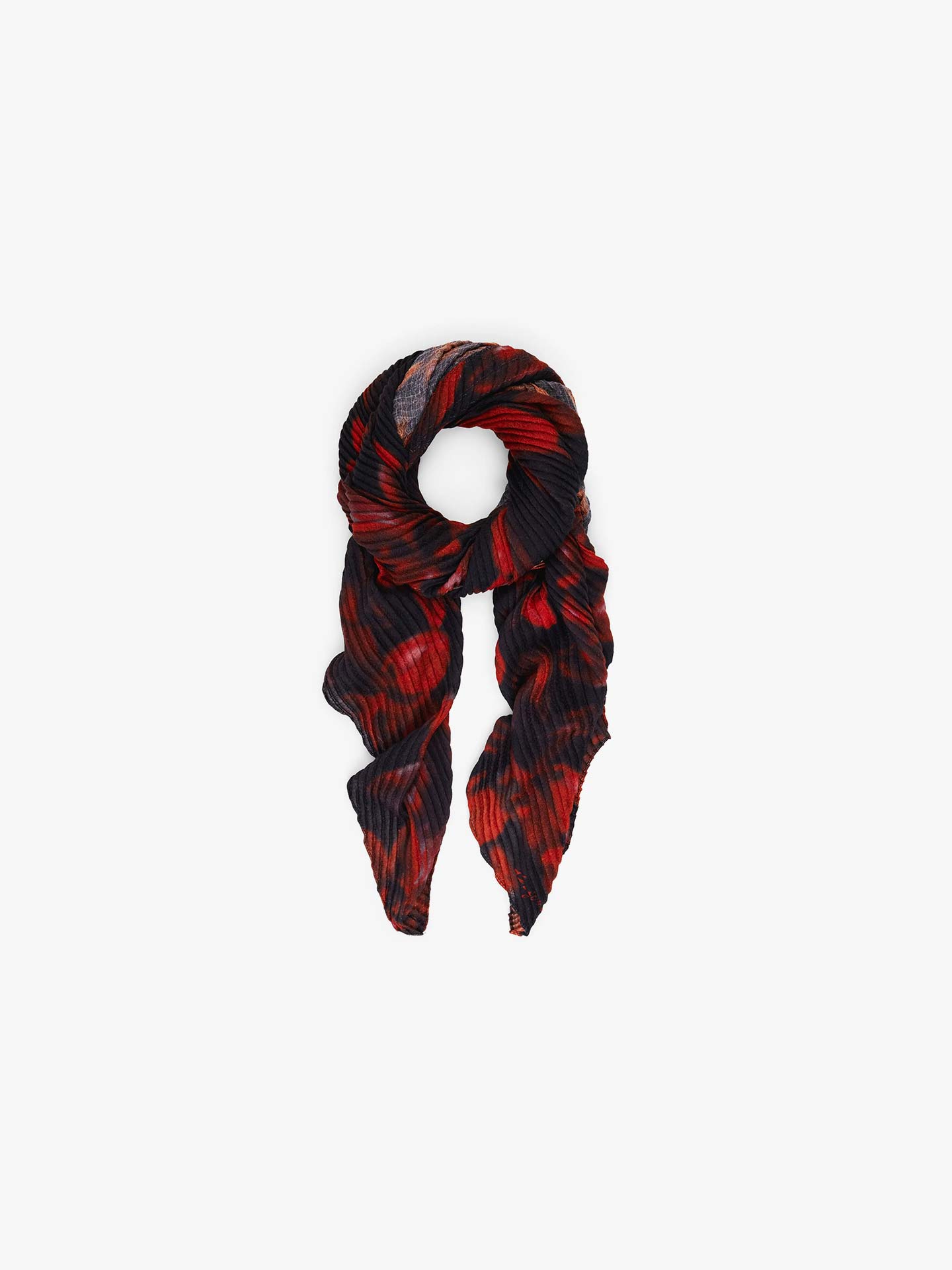 Lenço Retangular Plissado