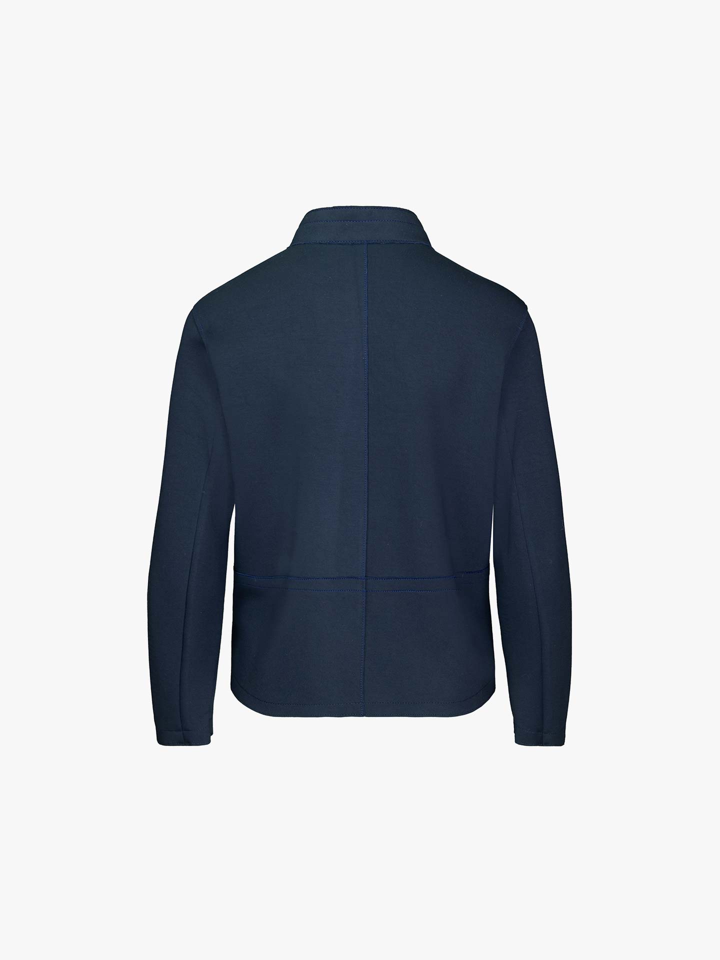 Casaco Doubleface com Gola Mandarim