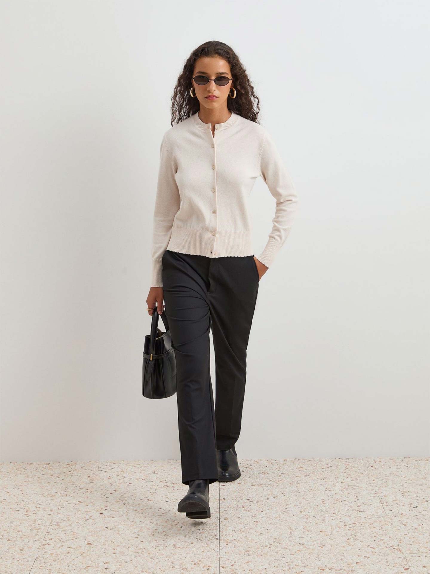 Casaco de Malha em Lã