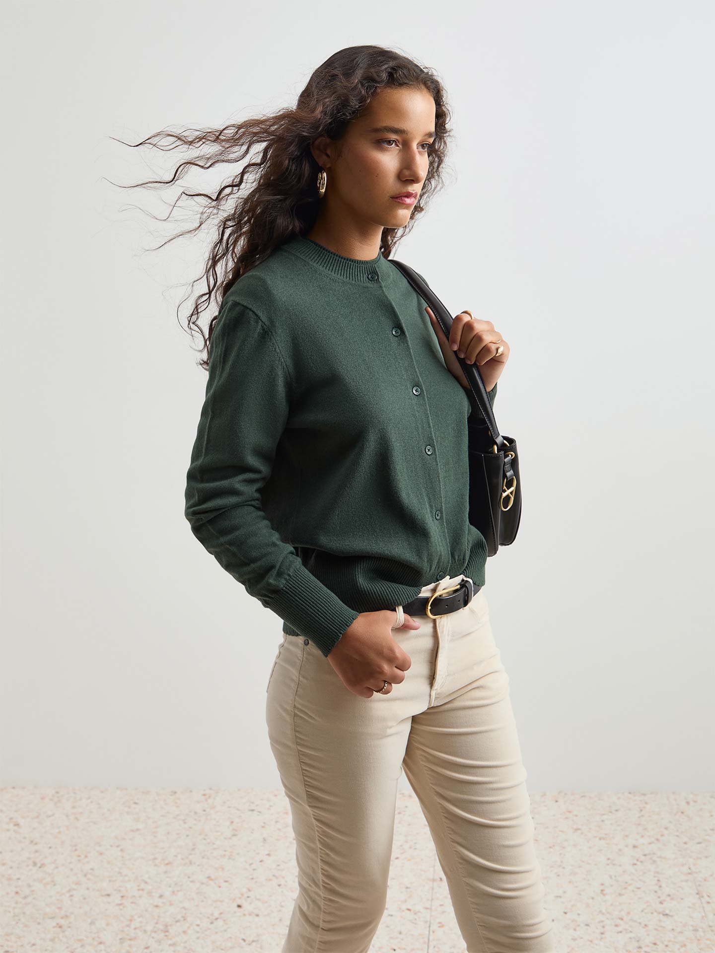 Casaco de Malha em Lã