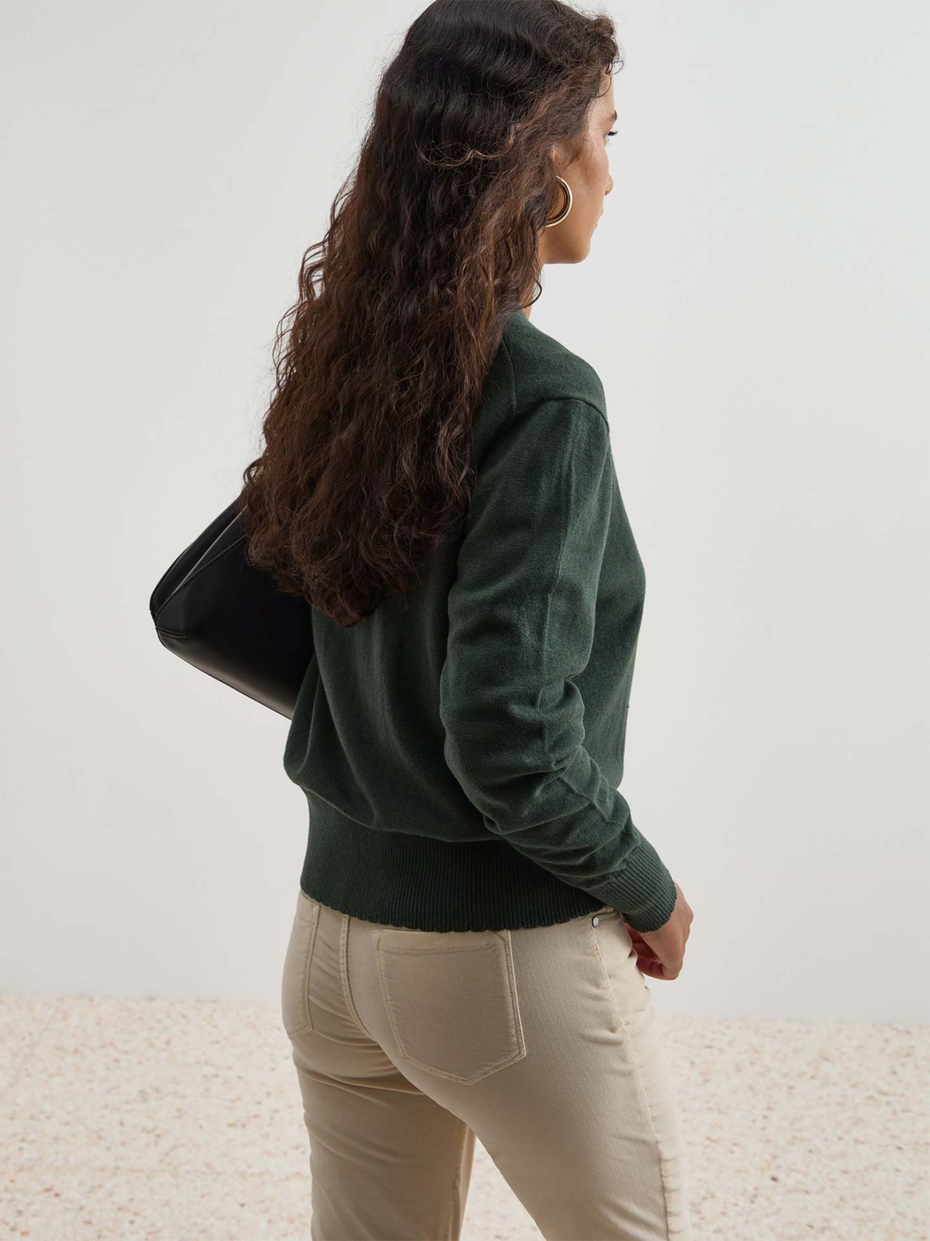 Casaco de Malha em Lã