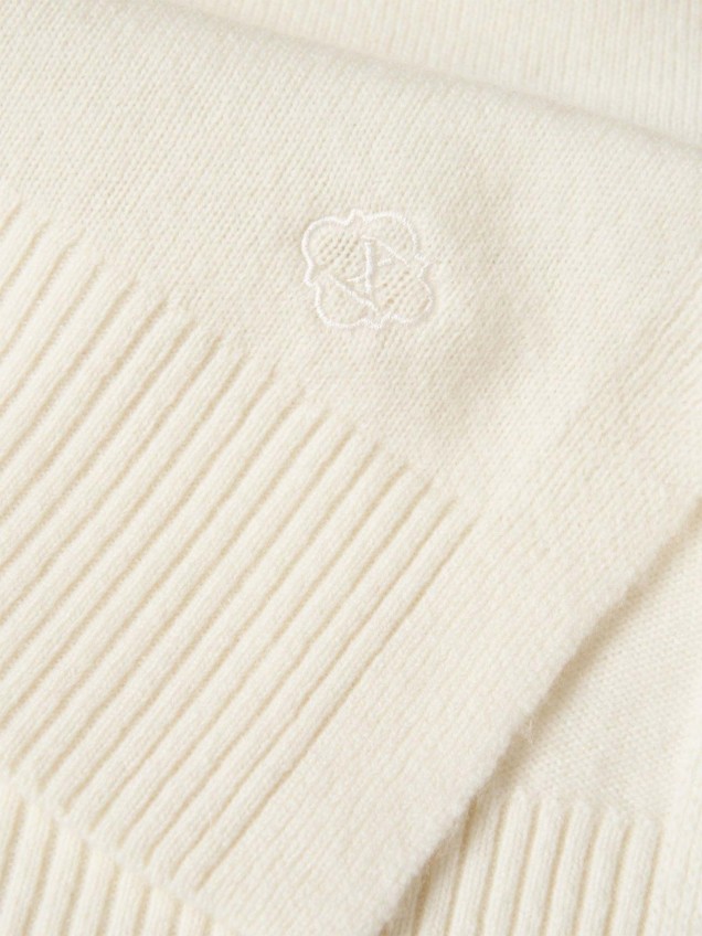 Camisola de Lã com Decote em V