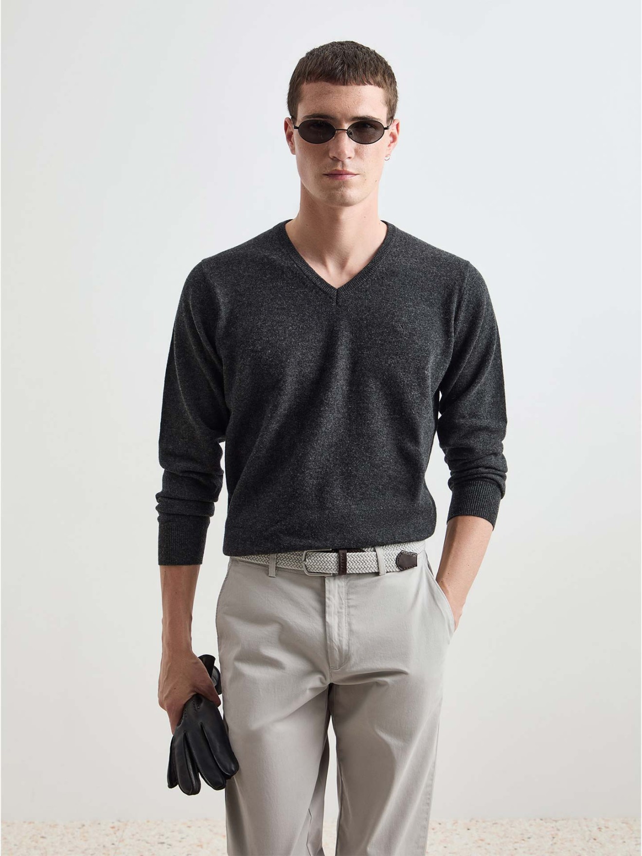 Pulver em L com Decote em V