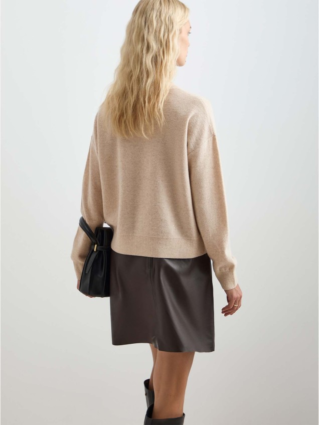 Camisola de Malha com Decote em V