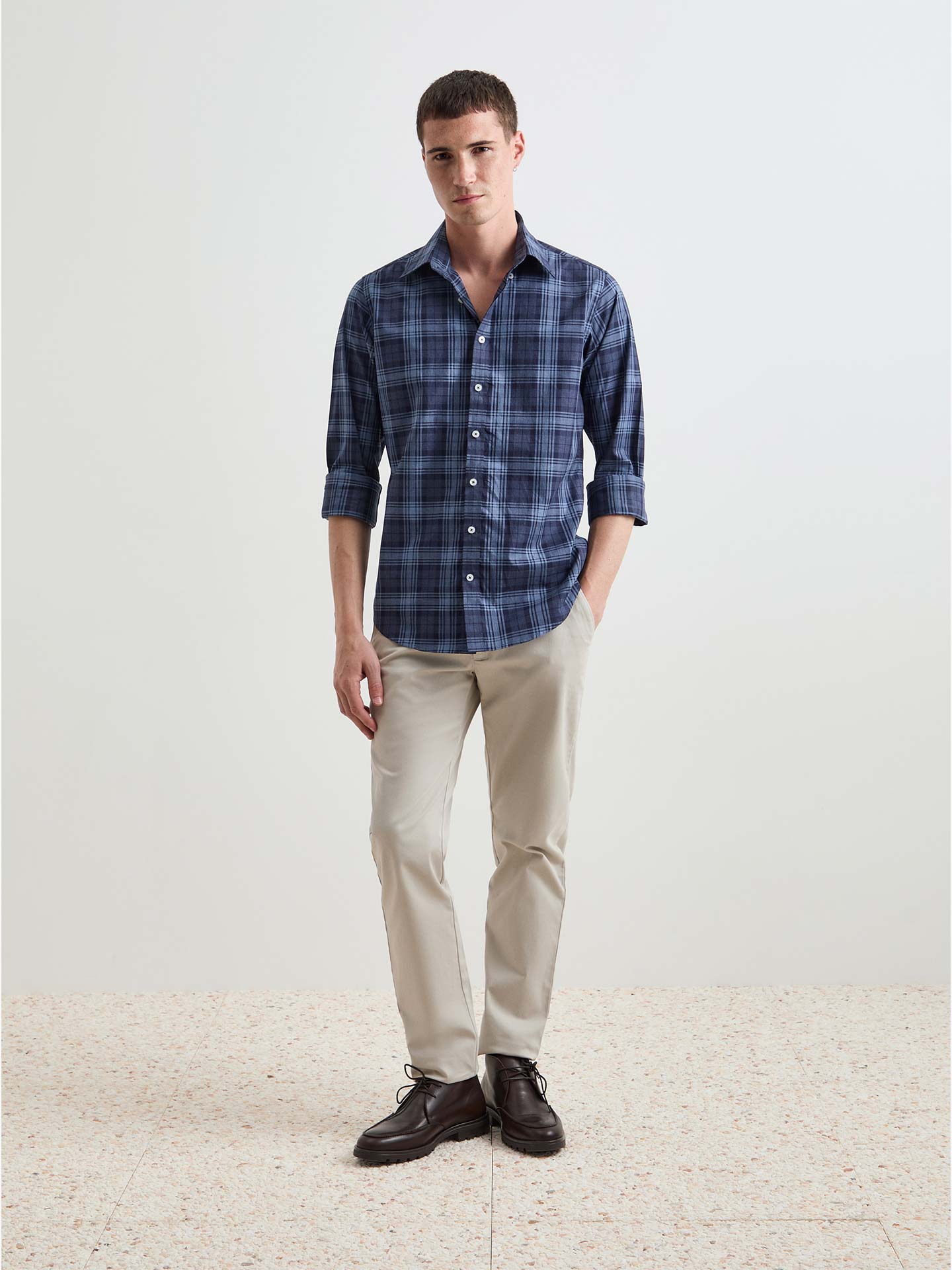 Camisa de Manga Comprida Slim Fit