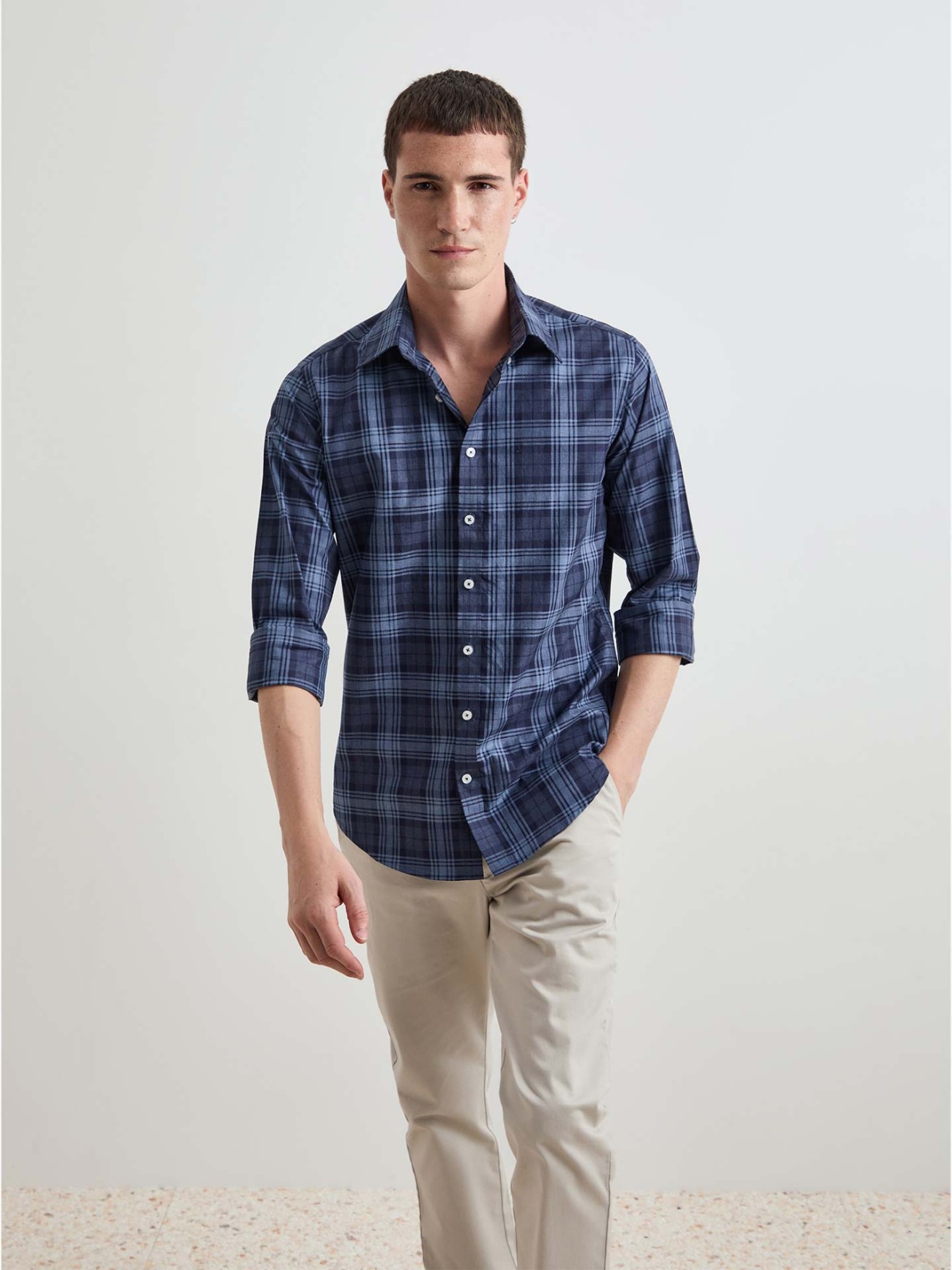 Camisa de Manga Comprida Slim Fit