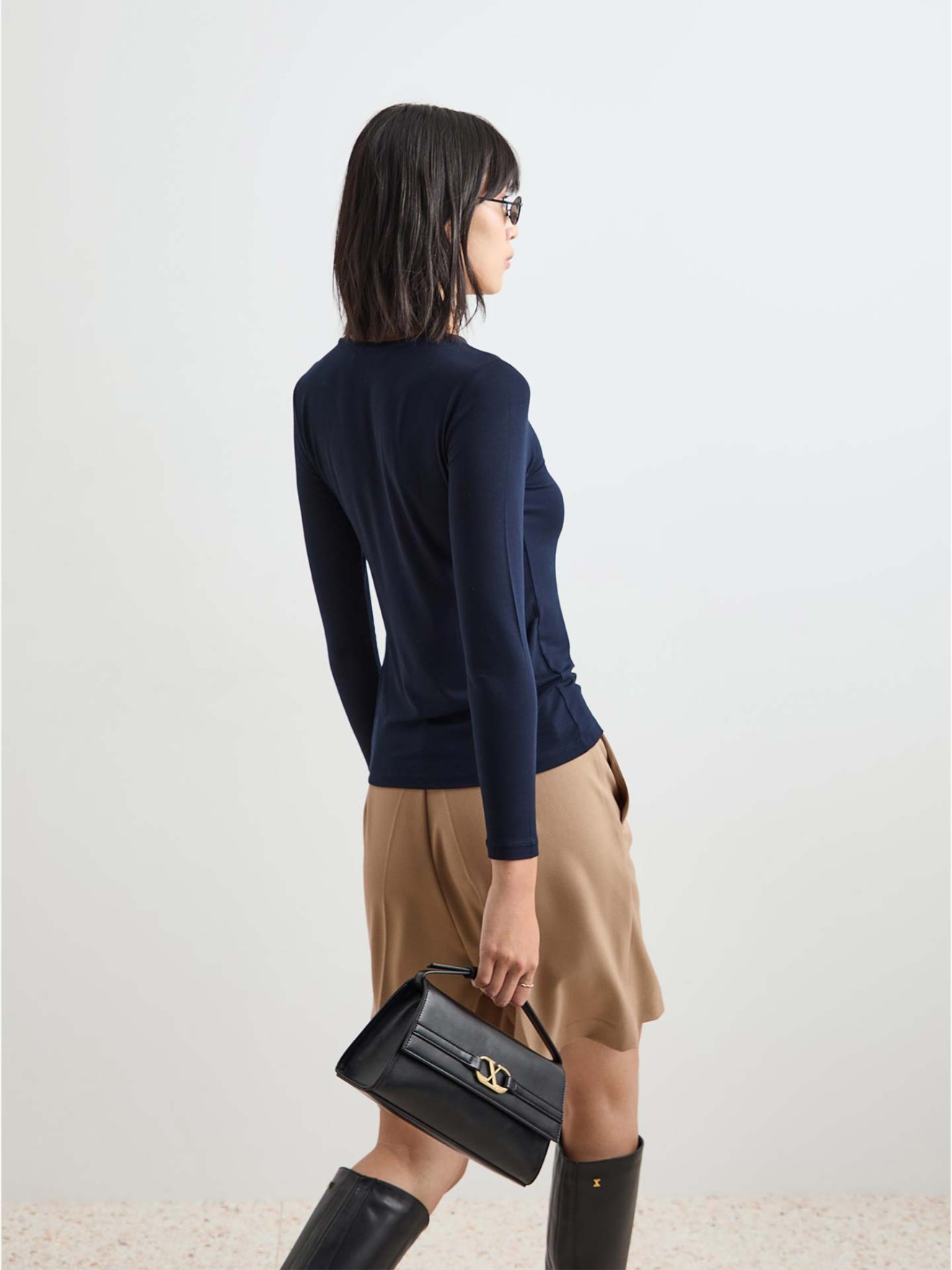 Camisola Básica de Manga Comprida