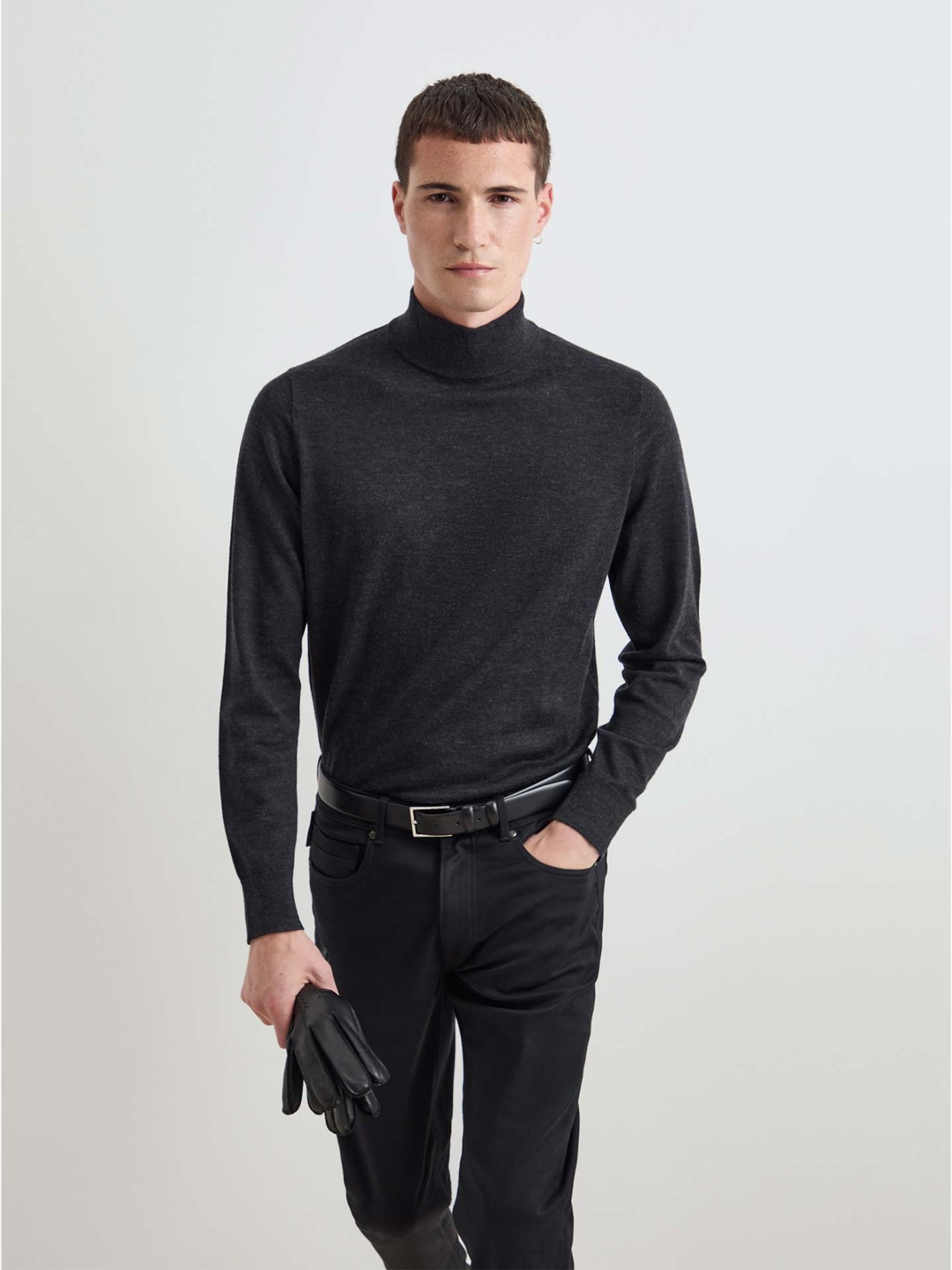Camisola de L com Gola Alta