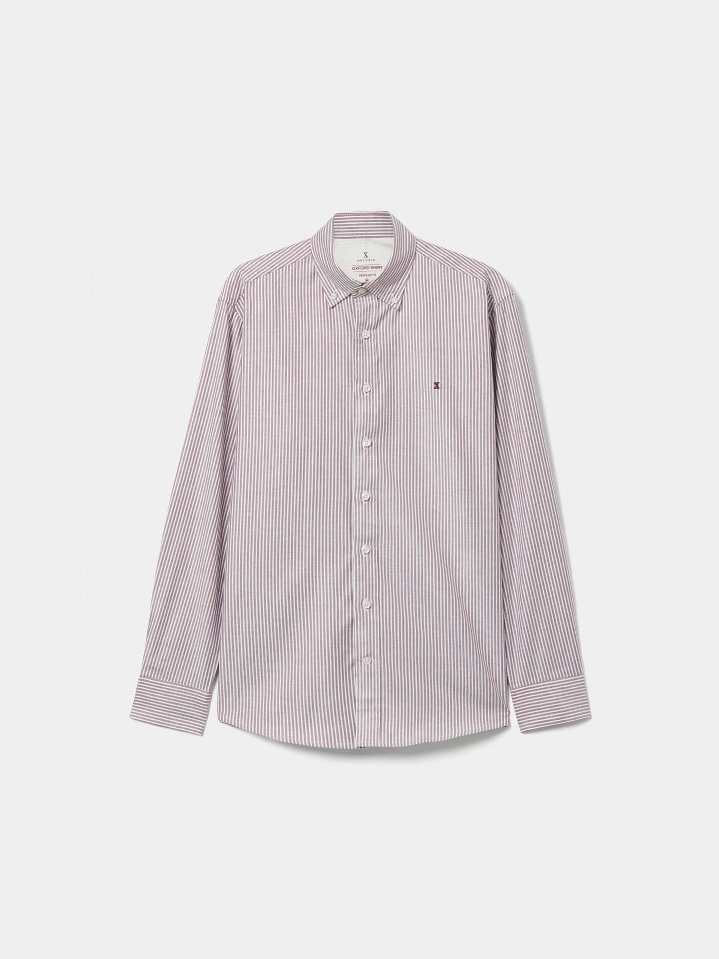 Camisa Regular Fit às Riscas