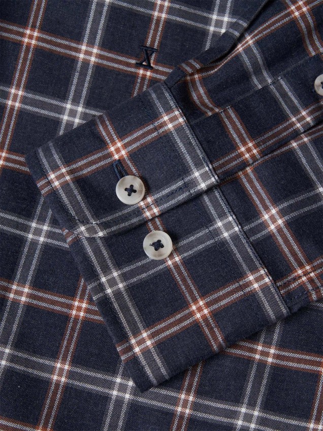 Camisa ao Xadrez Regular Fit