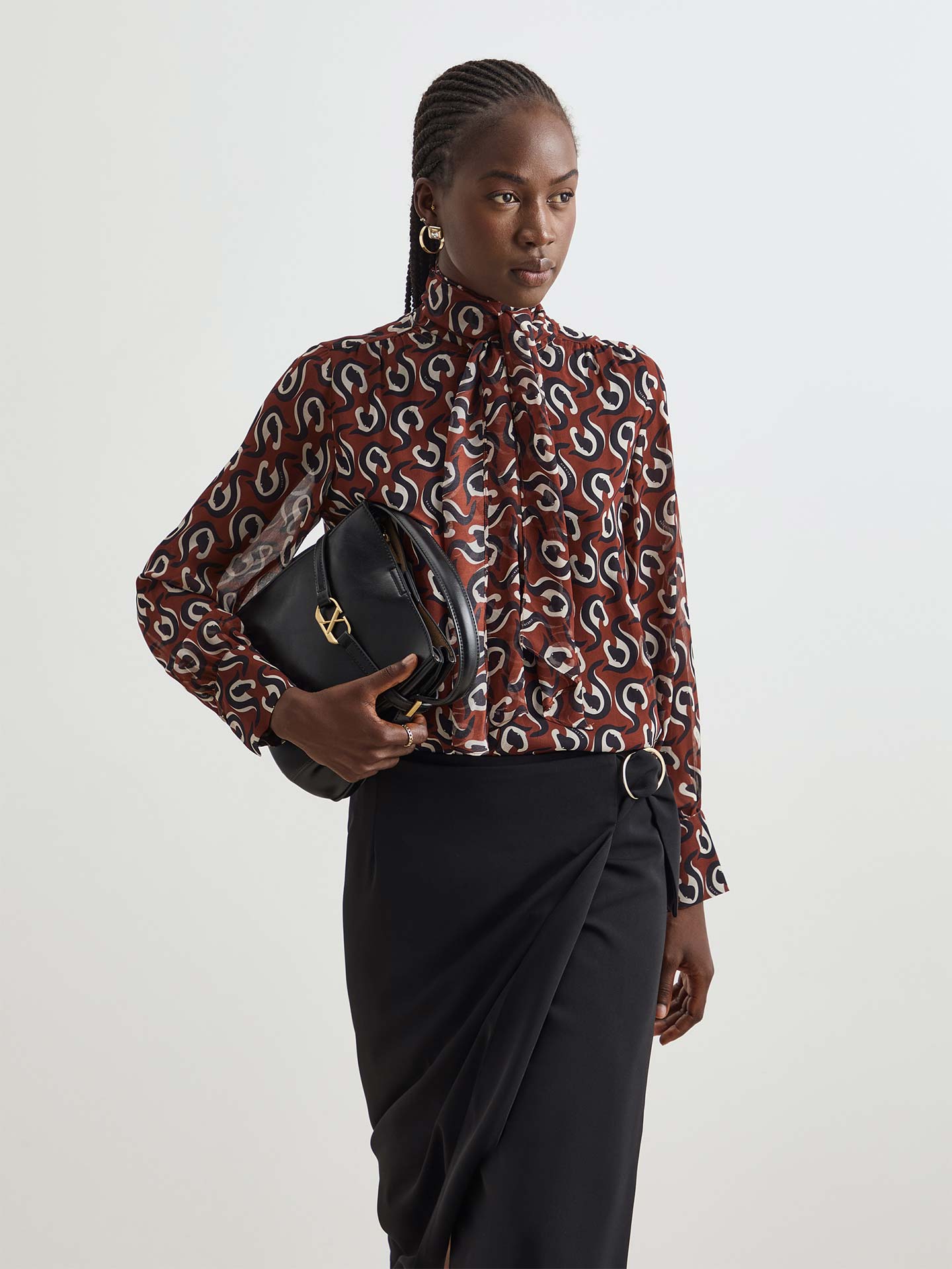 Blusa Fluída Estampada