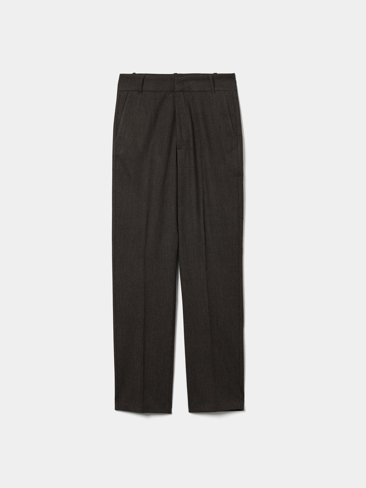 Calças Chino com Vinco Frontal