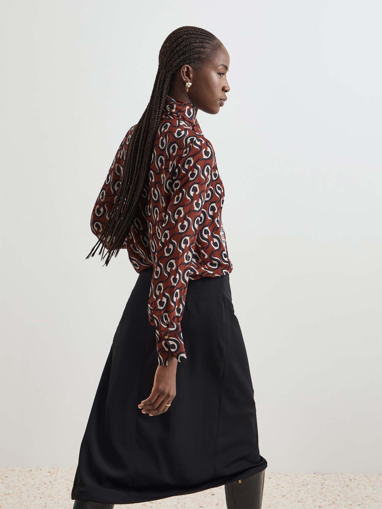 Blusa Fluda Estampada