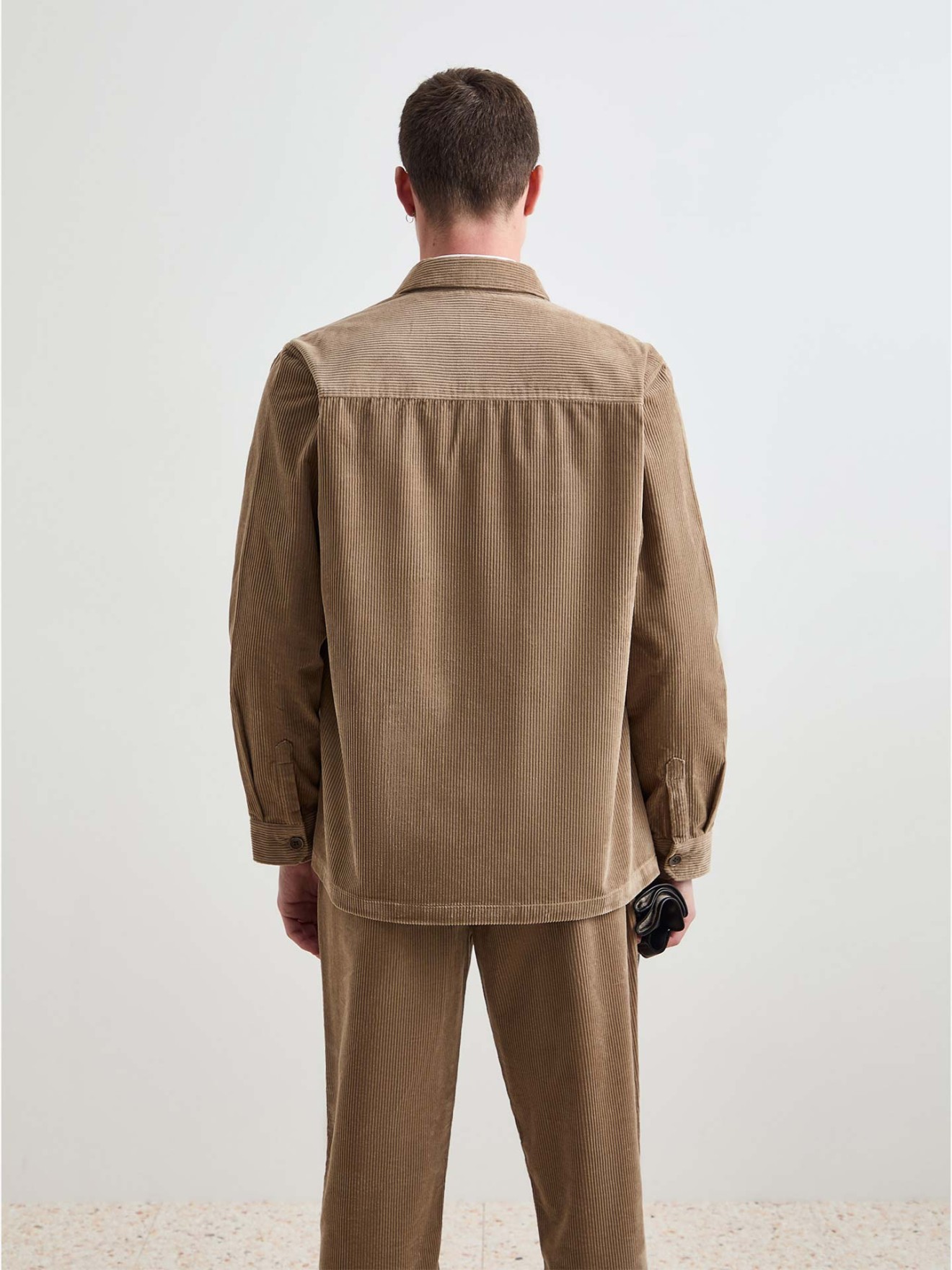 Sobrecamisa em Bombazine