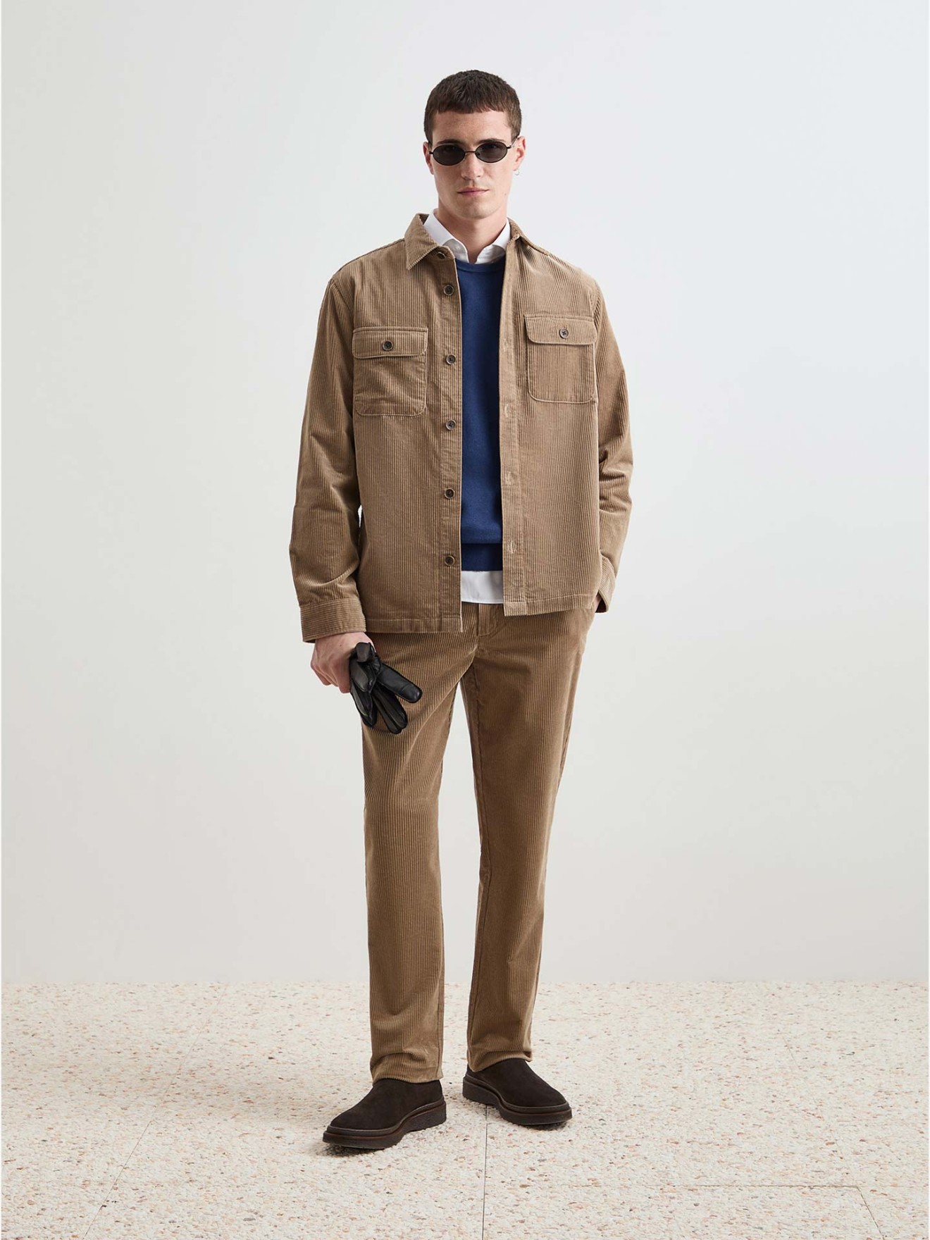 Sobrecamisa em Bombazine