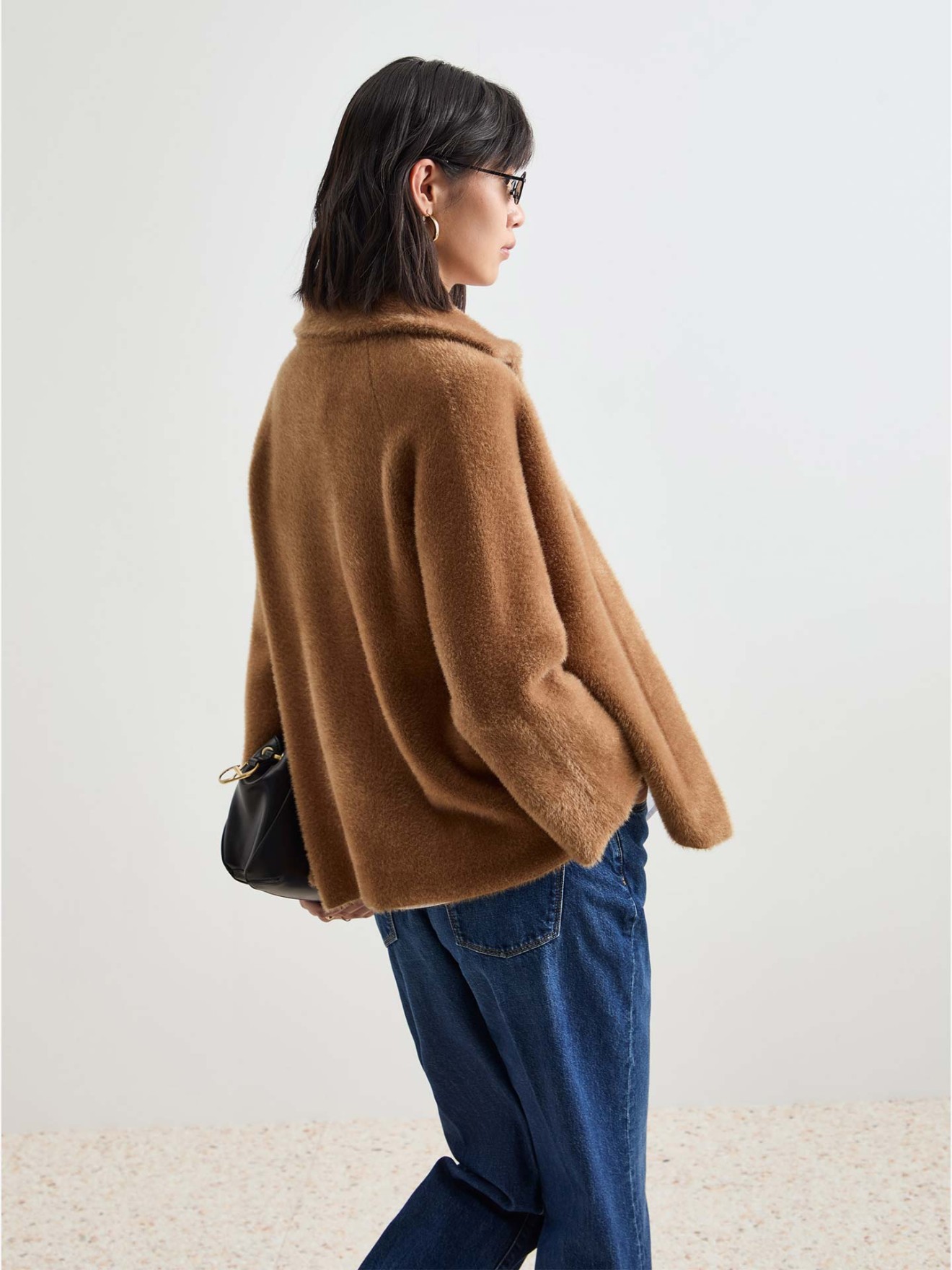 Casaco de Pelo Oversized