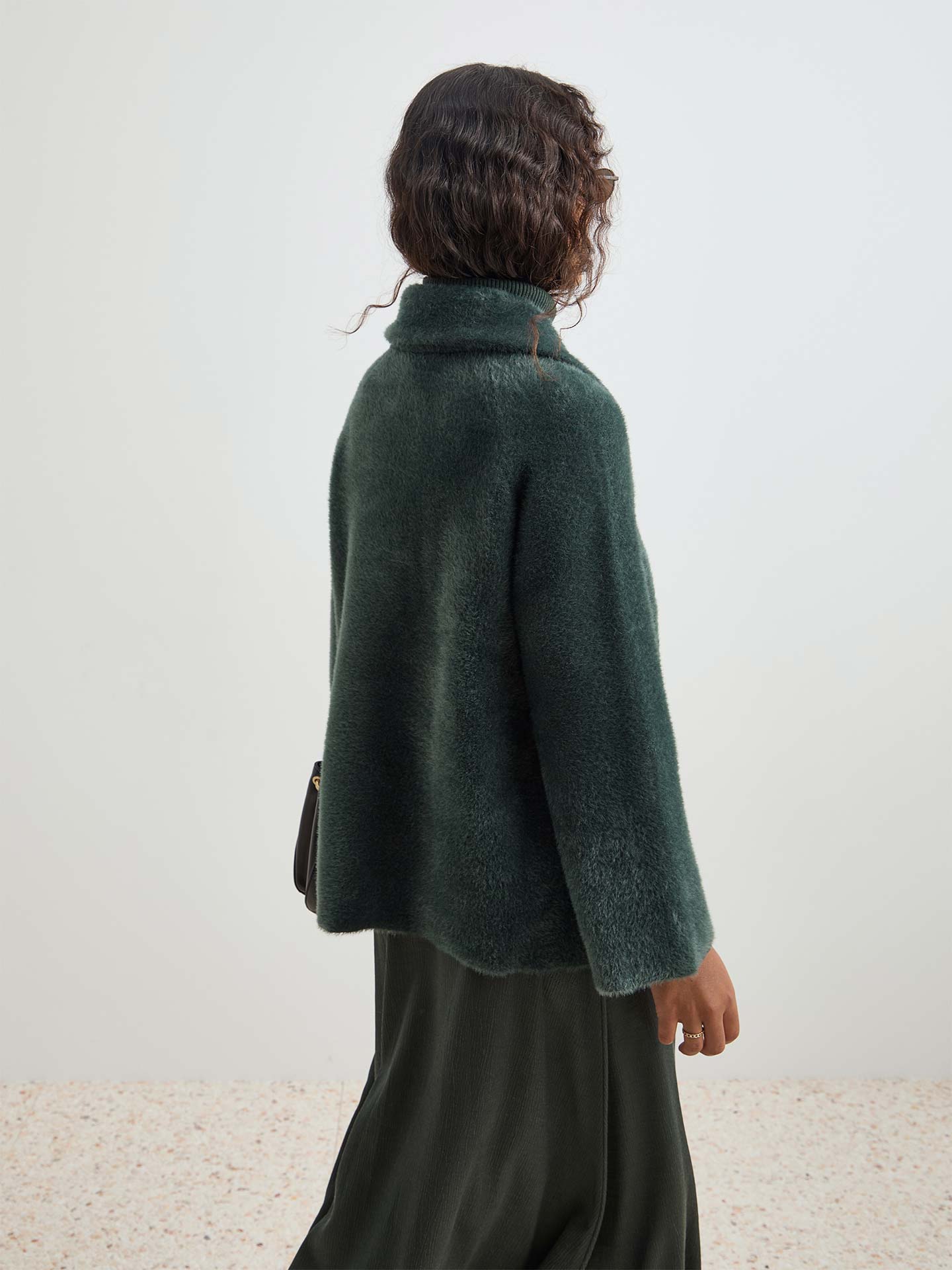 Casaco de Pelo Oversized