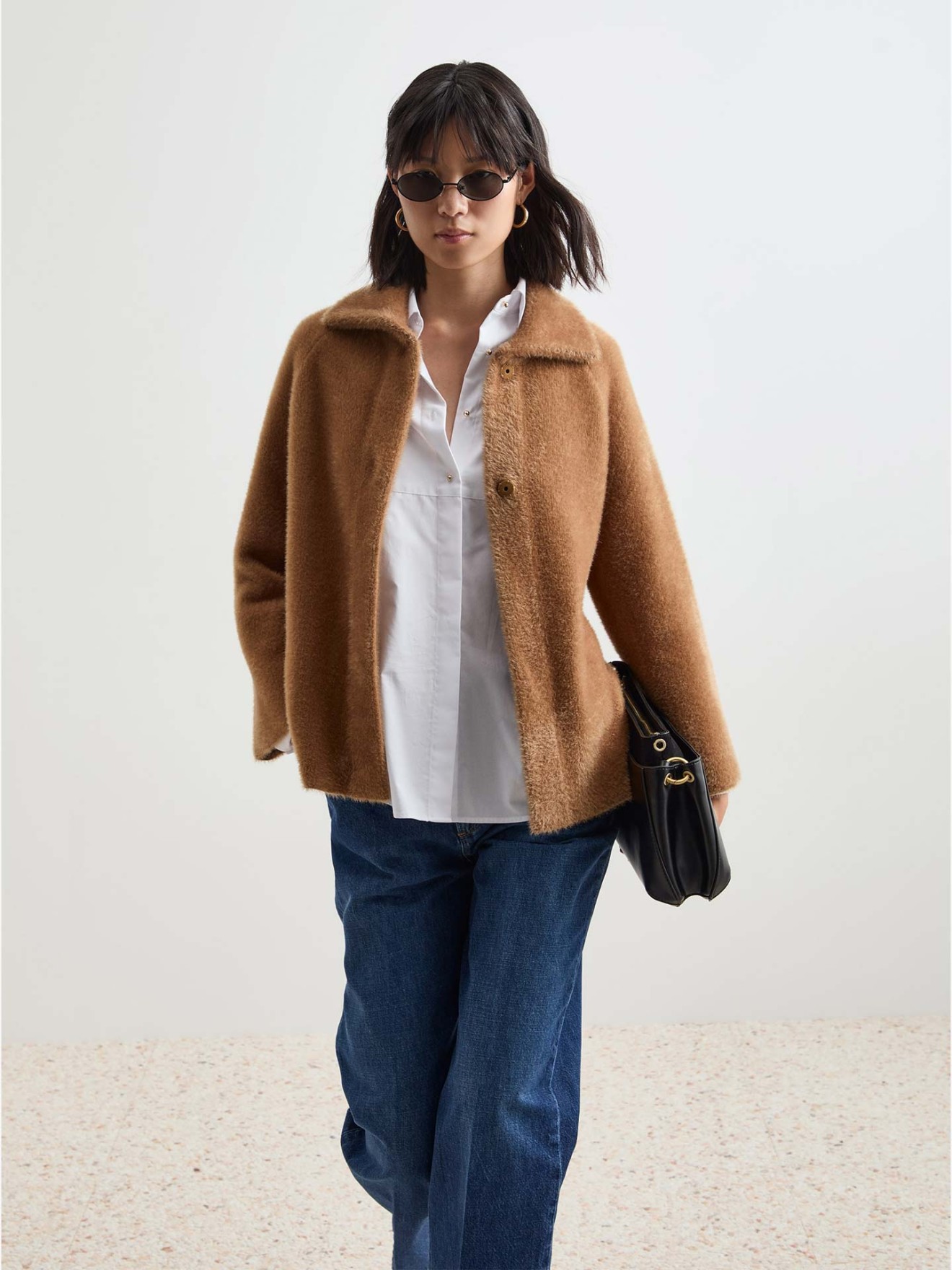 Casaco de Pelo Oversized