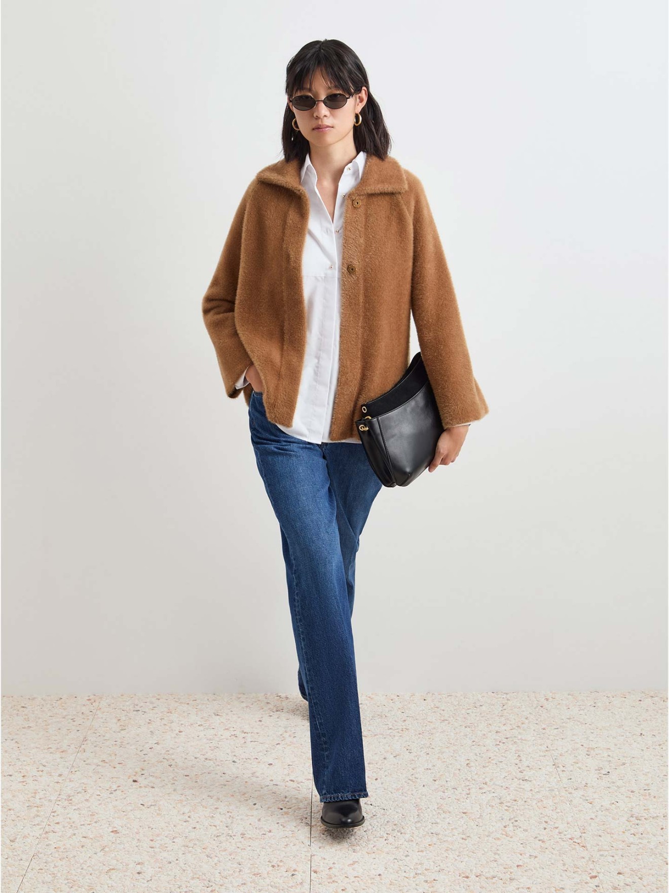Casaco de Pelo Oversized