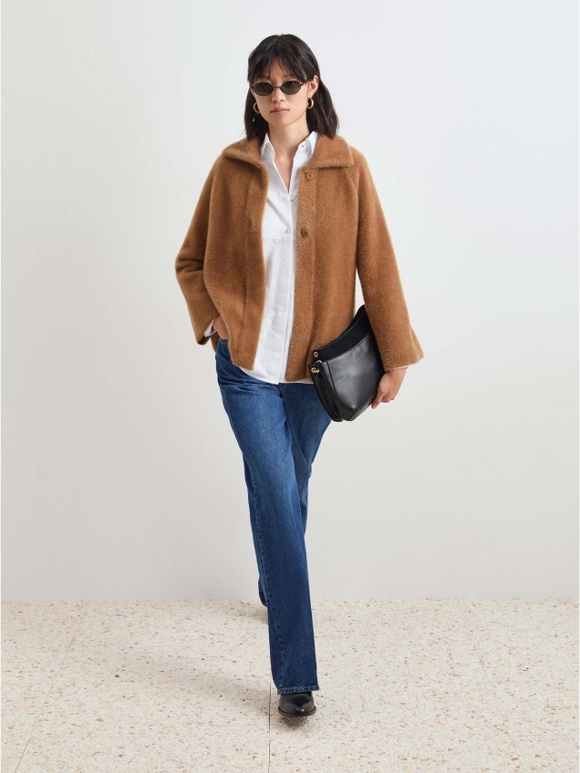 Casaco de Pelo Oversized