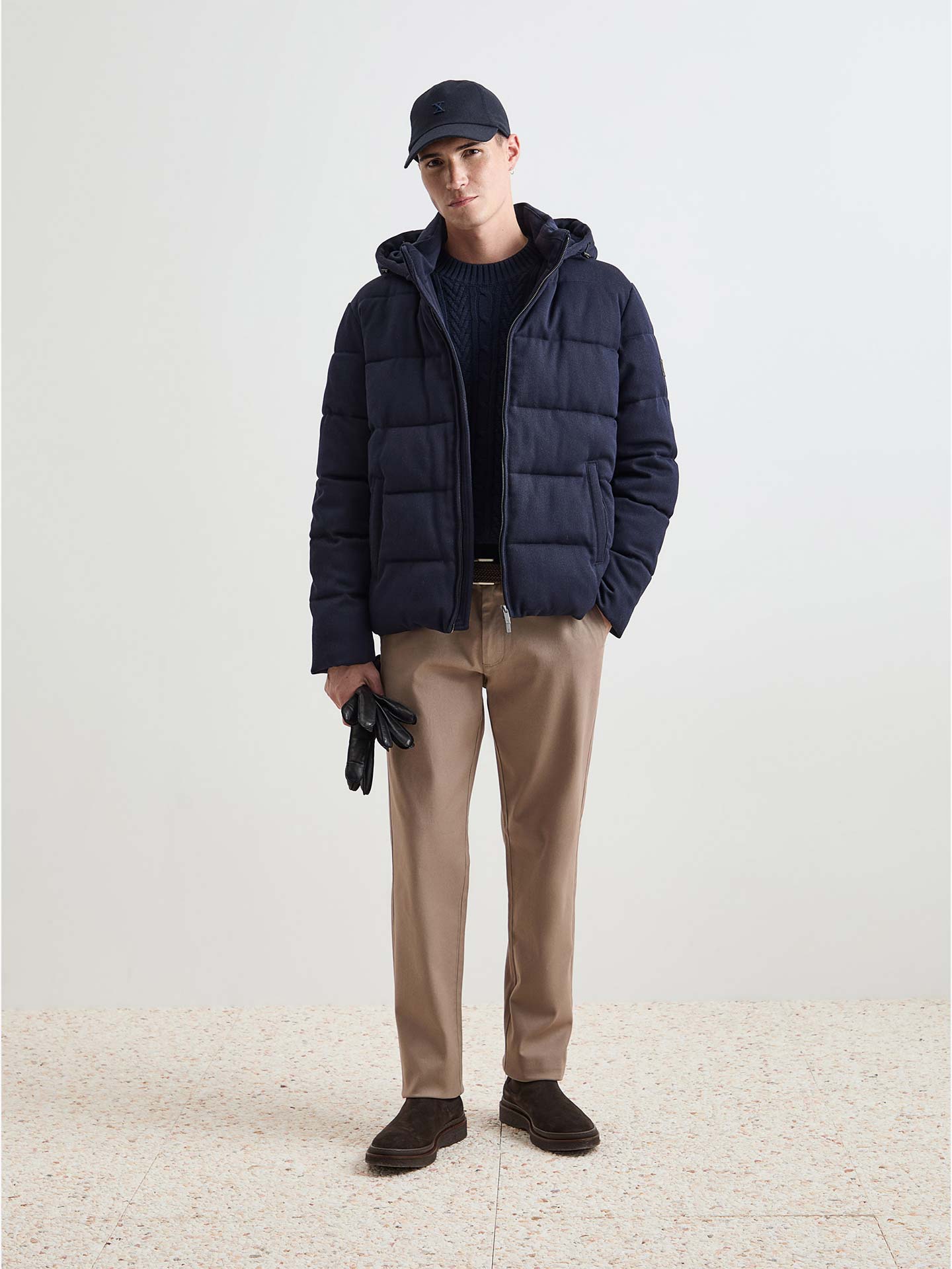 Blusão Acolchoado com Capuz