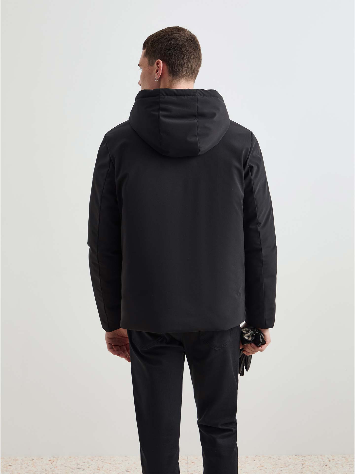 Blusão Acolchoado Reversível com Capuz