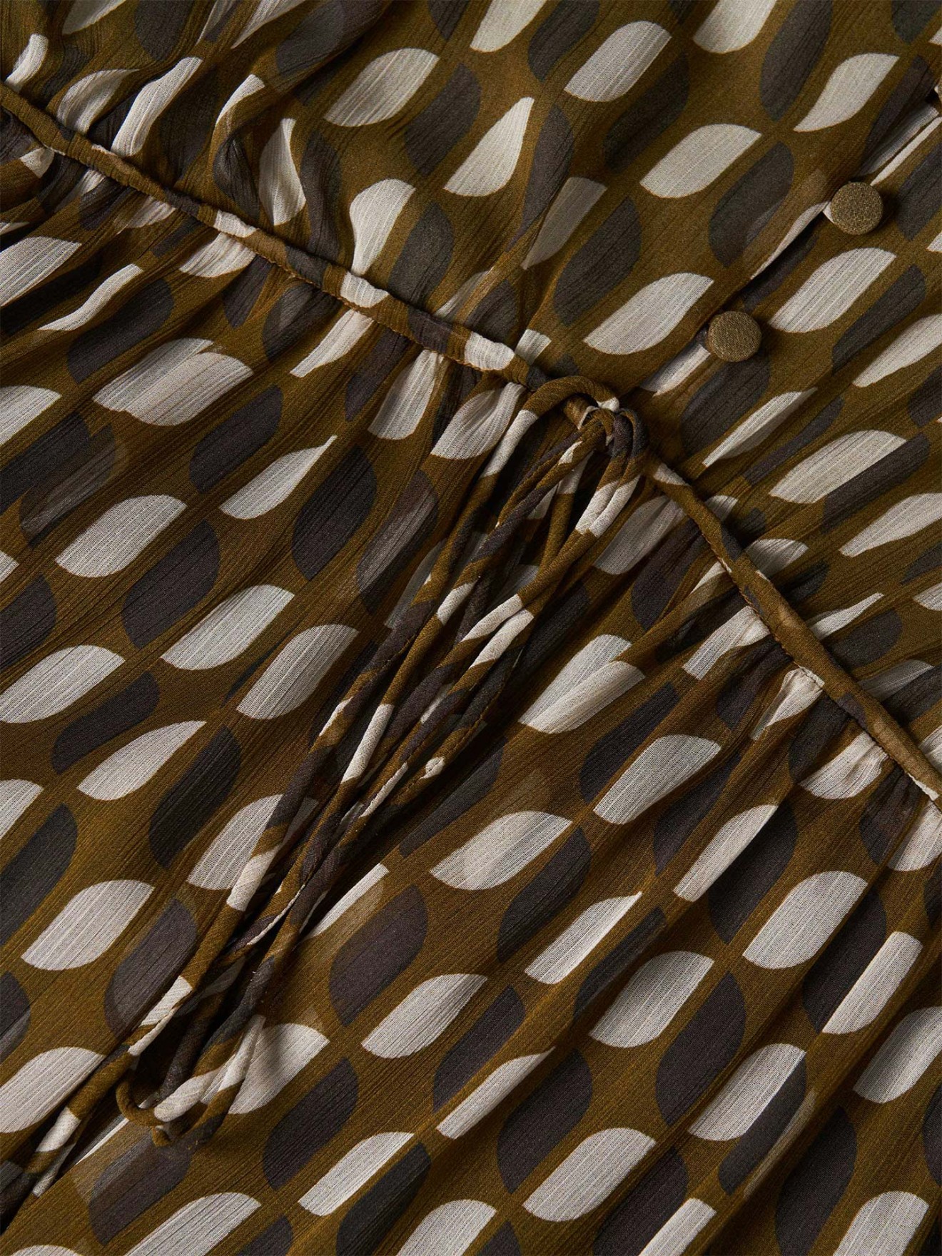 Vestido Fluido com Padro