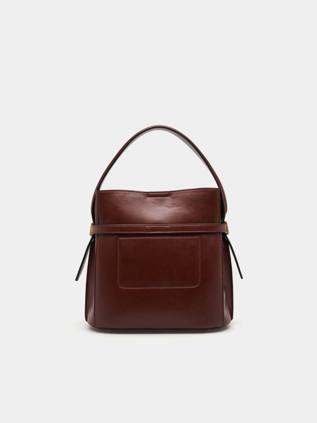 Bucket Bag com Alça de Mão