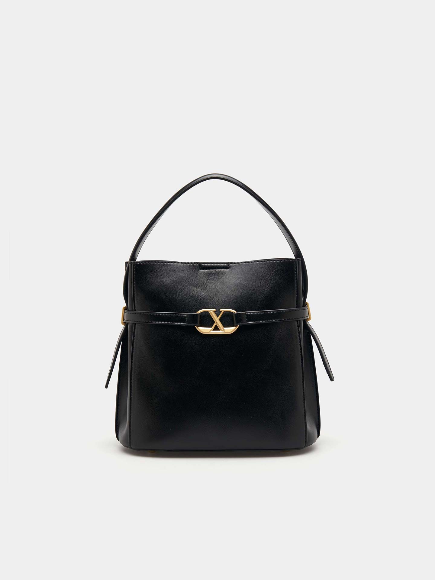 Bucket Bag com Alça de Mão