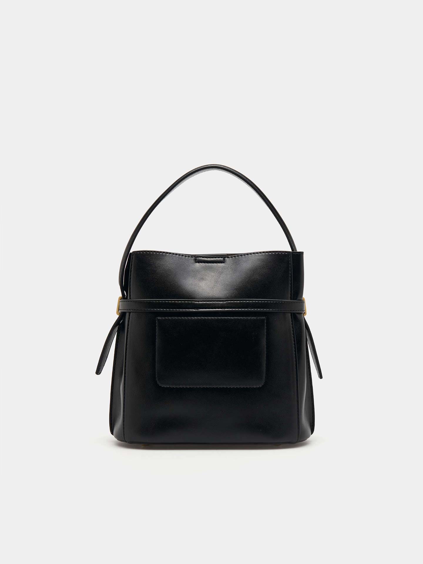 Bucket Bag com Alça de Mão