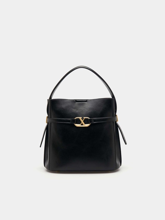 Bucket Bag com Ala de Mo