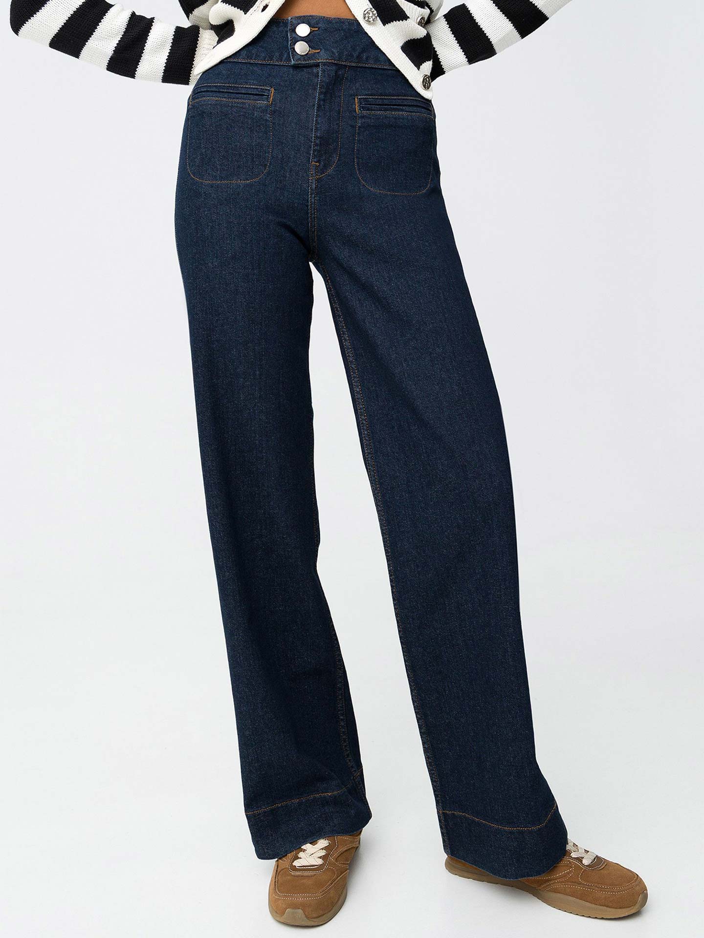 Calças de Ganga Olivia Comfort Fit