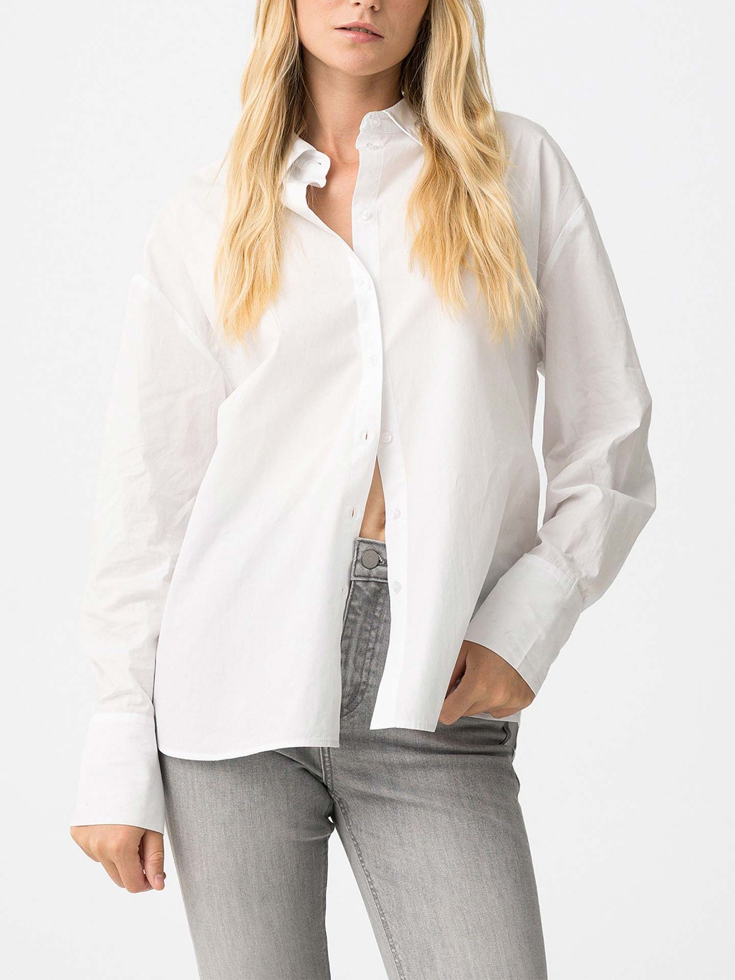 Camisa de Algodão Relaxed Fit