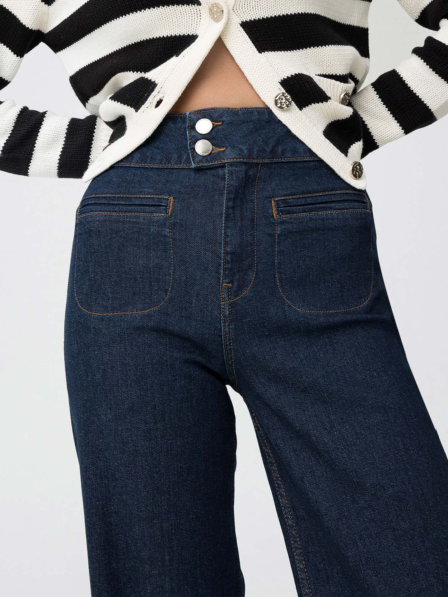 Calças de Ganga Olivia Comfort Fit