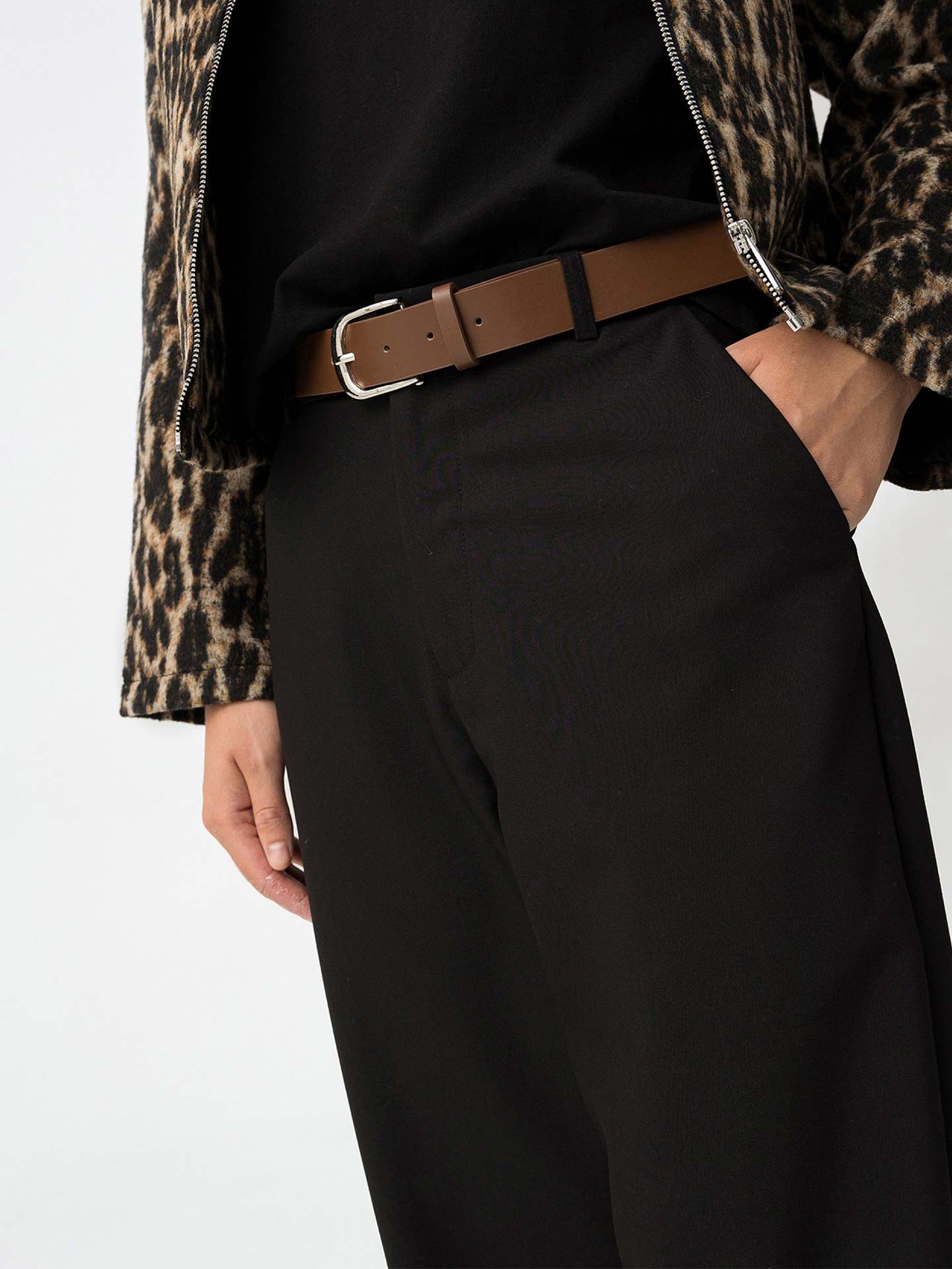 Calças Straight Fit