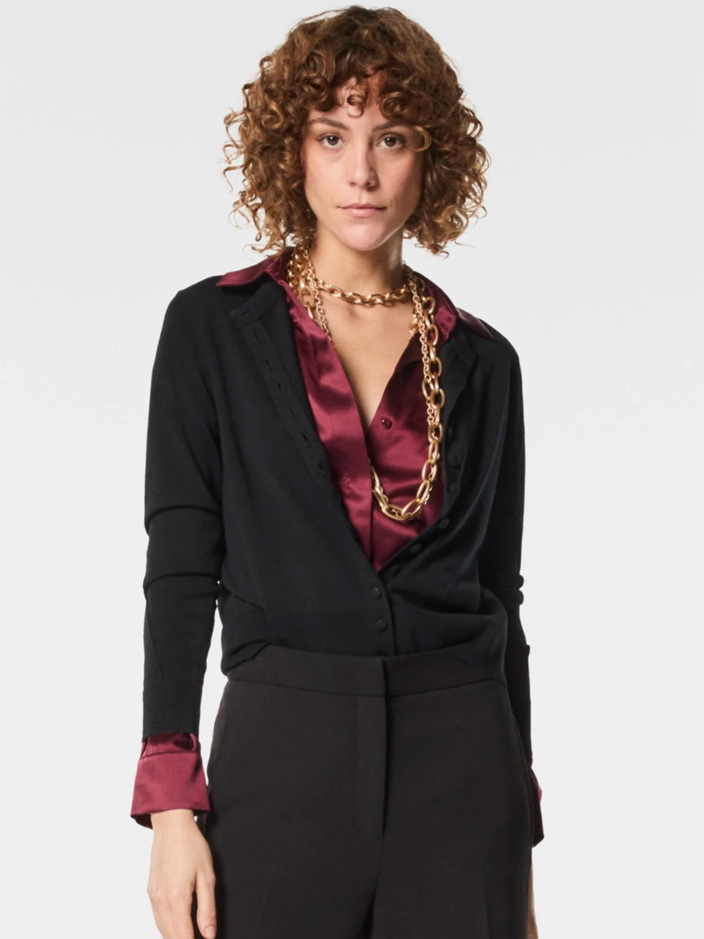 Casaco de Lã Merino