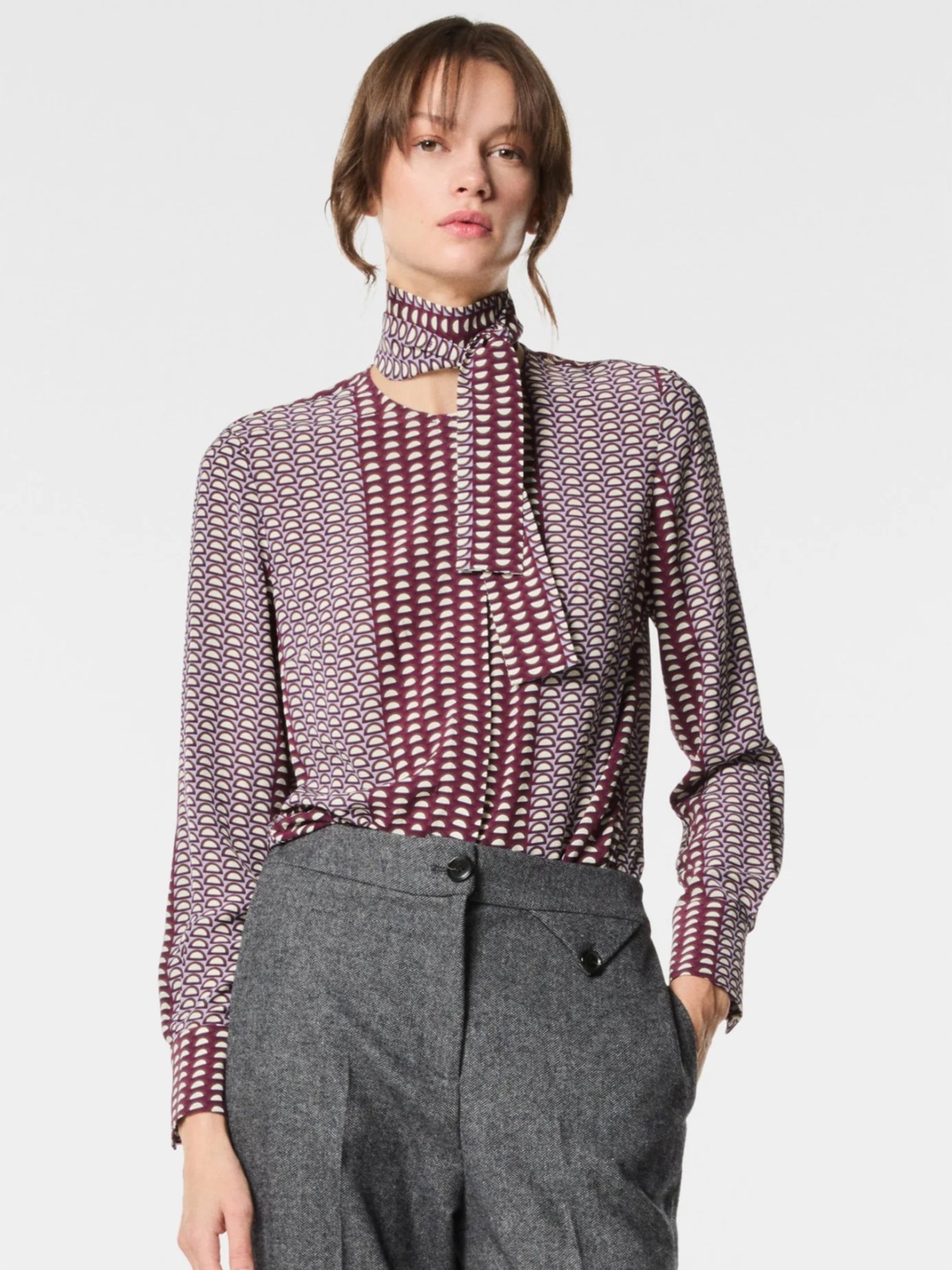 Blusa Fluida com Lao