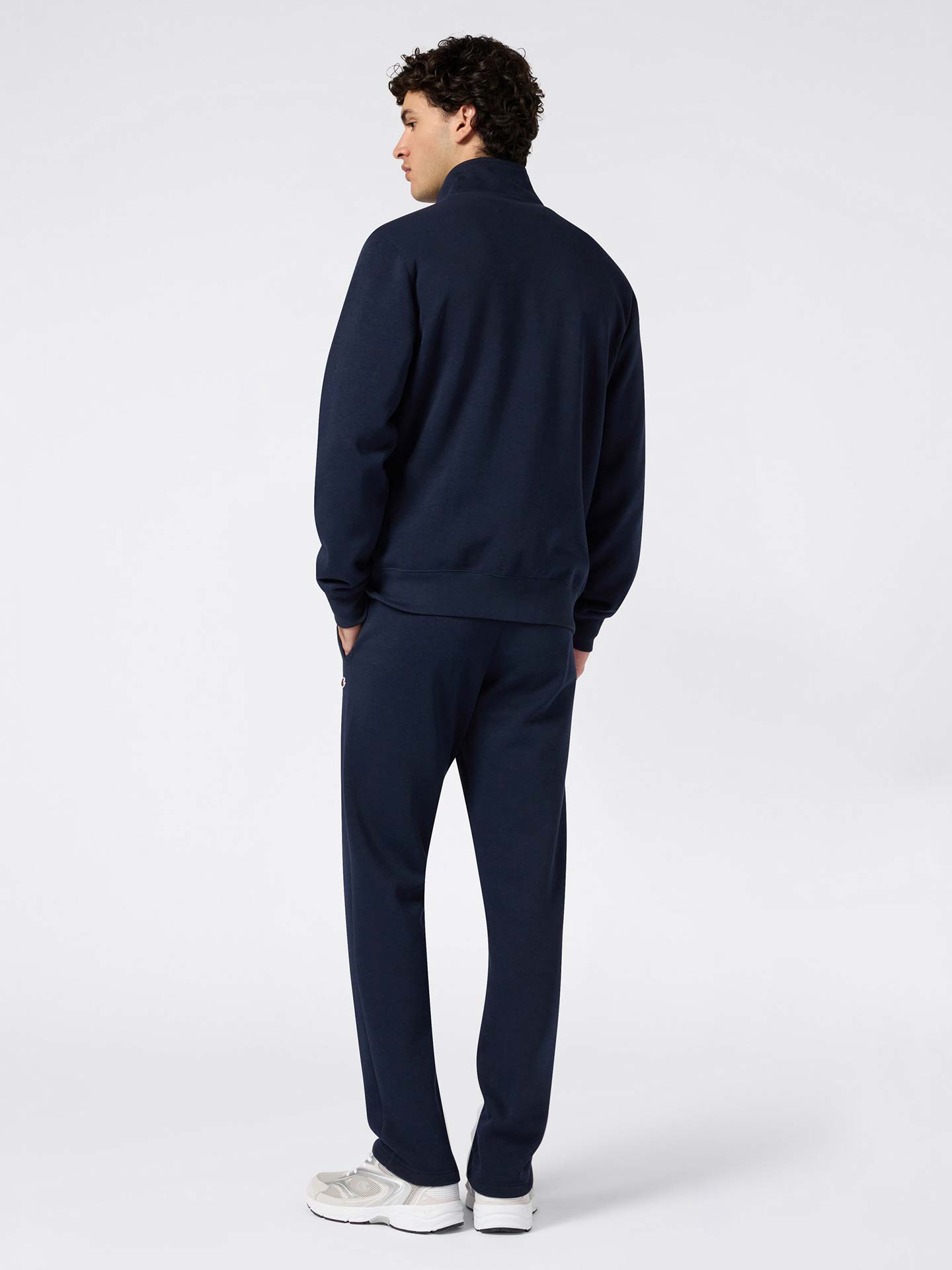 Fato de Treino com Casaco de Fecho e Gola Subida