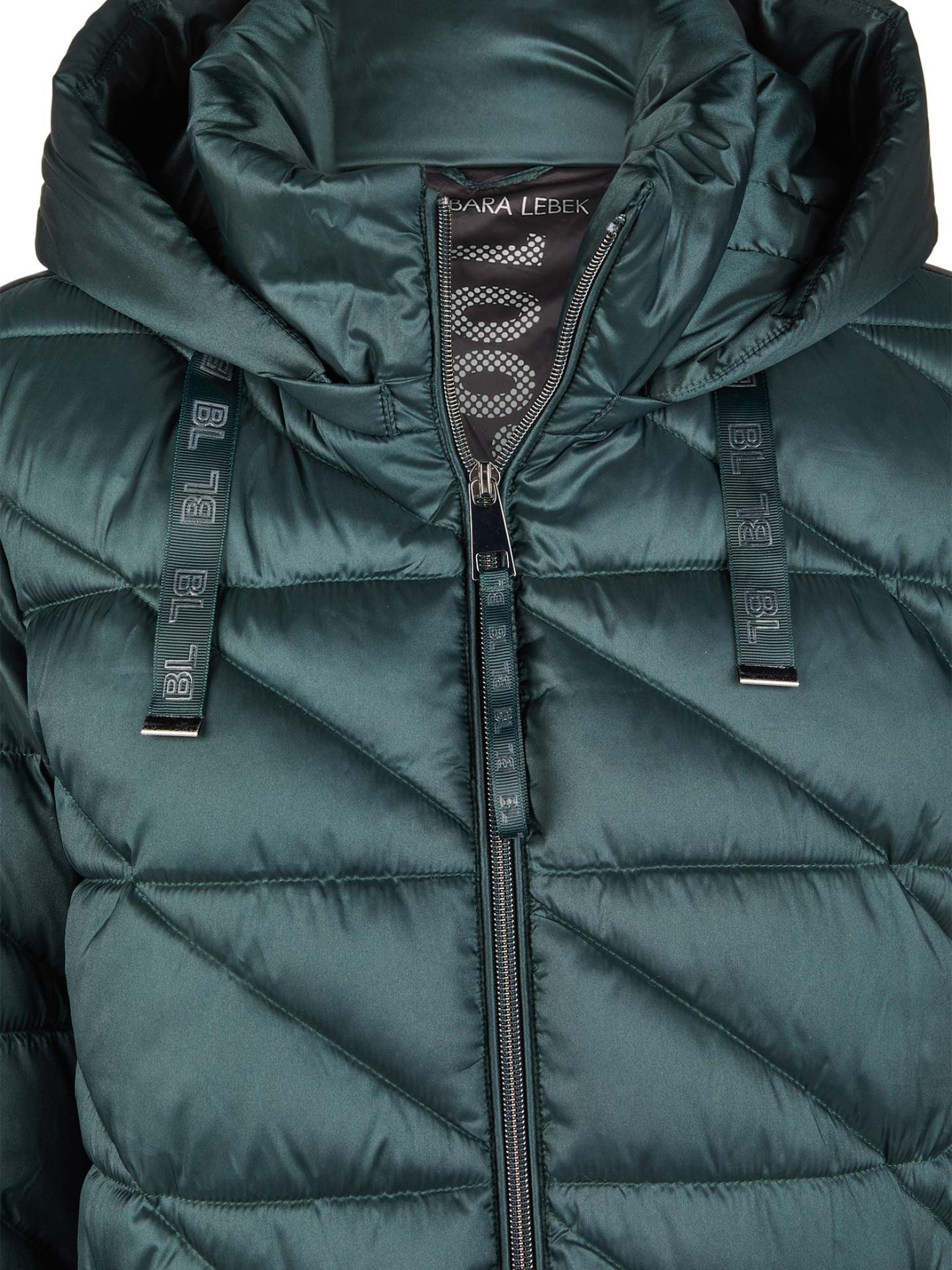 Parka Comprida Acolchoada com Capuz